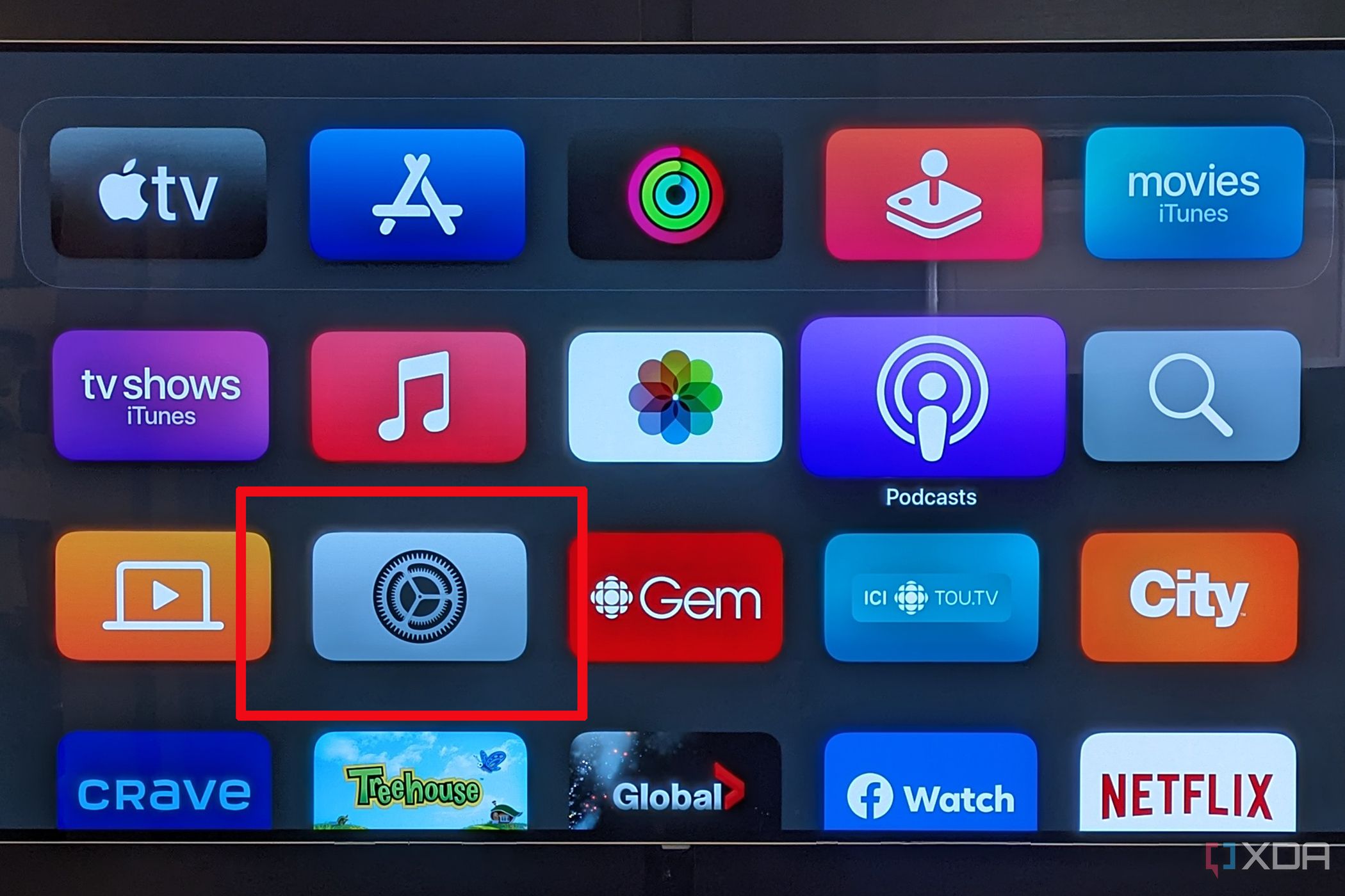 Apple TV настроить качество видео 1
