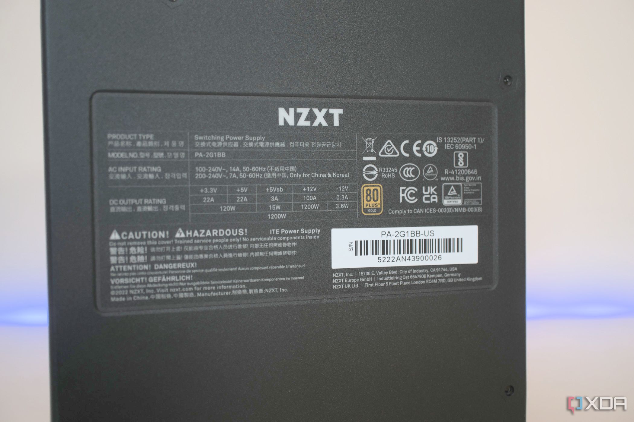 NZXT C1200 Gold review: Plenty of clean, reliable power for the