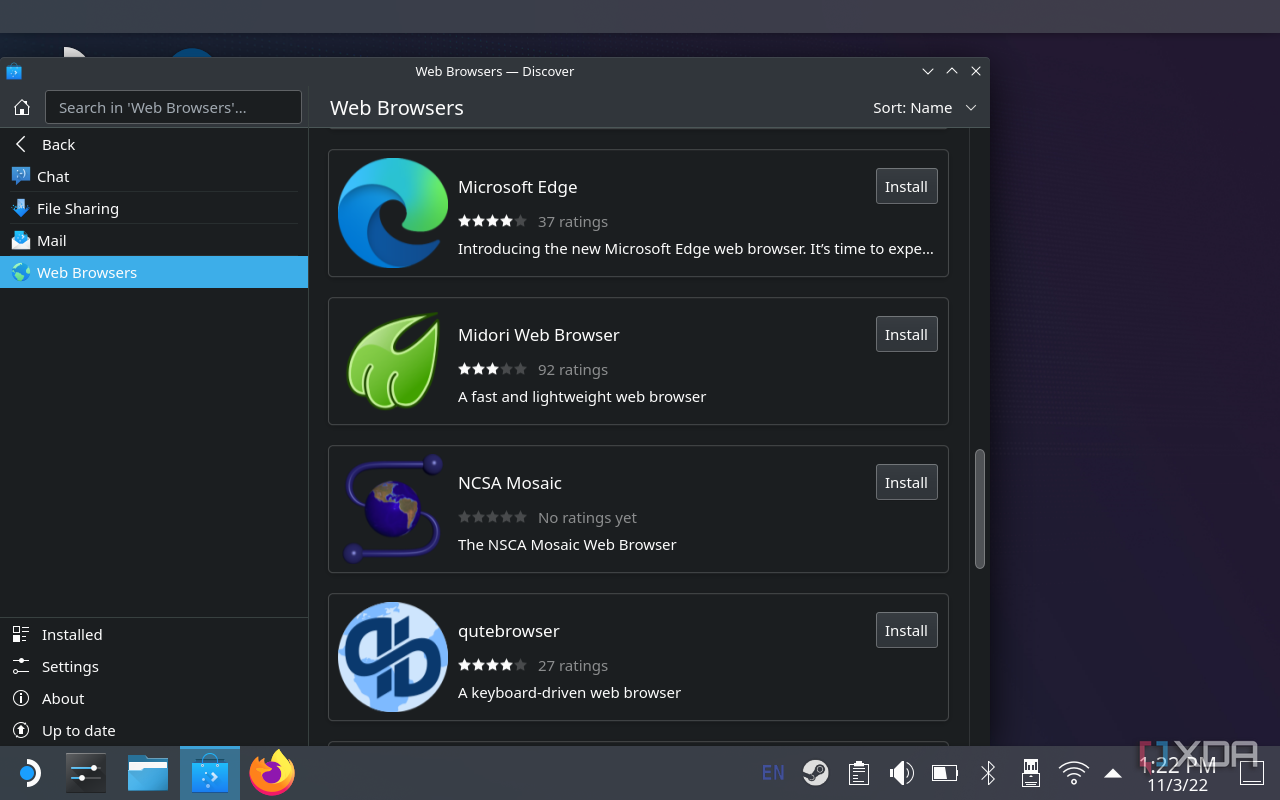 Cómo instalar Microsoft Edge en Steam Deck