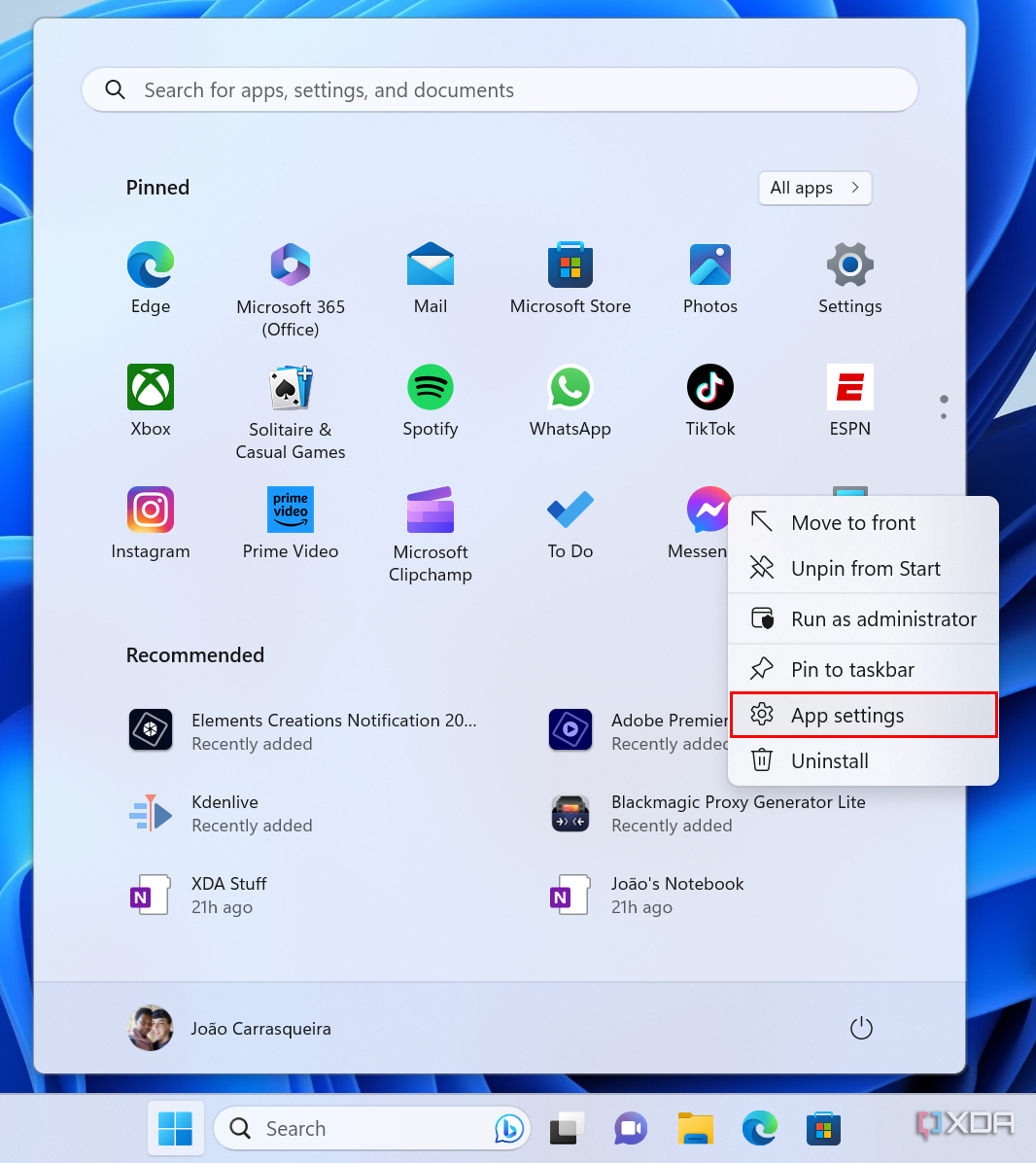 How to repair or reset an app on Windows 11