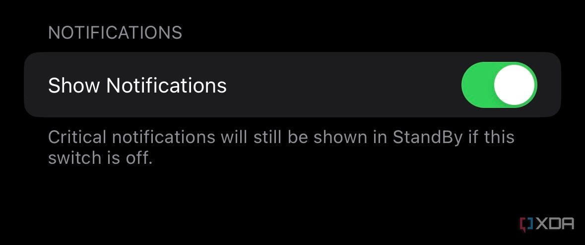 Configurações de espera no iOS 17 beta 2