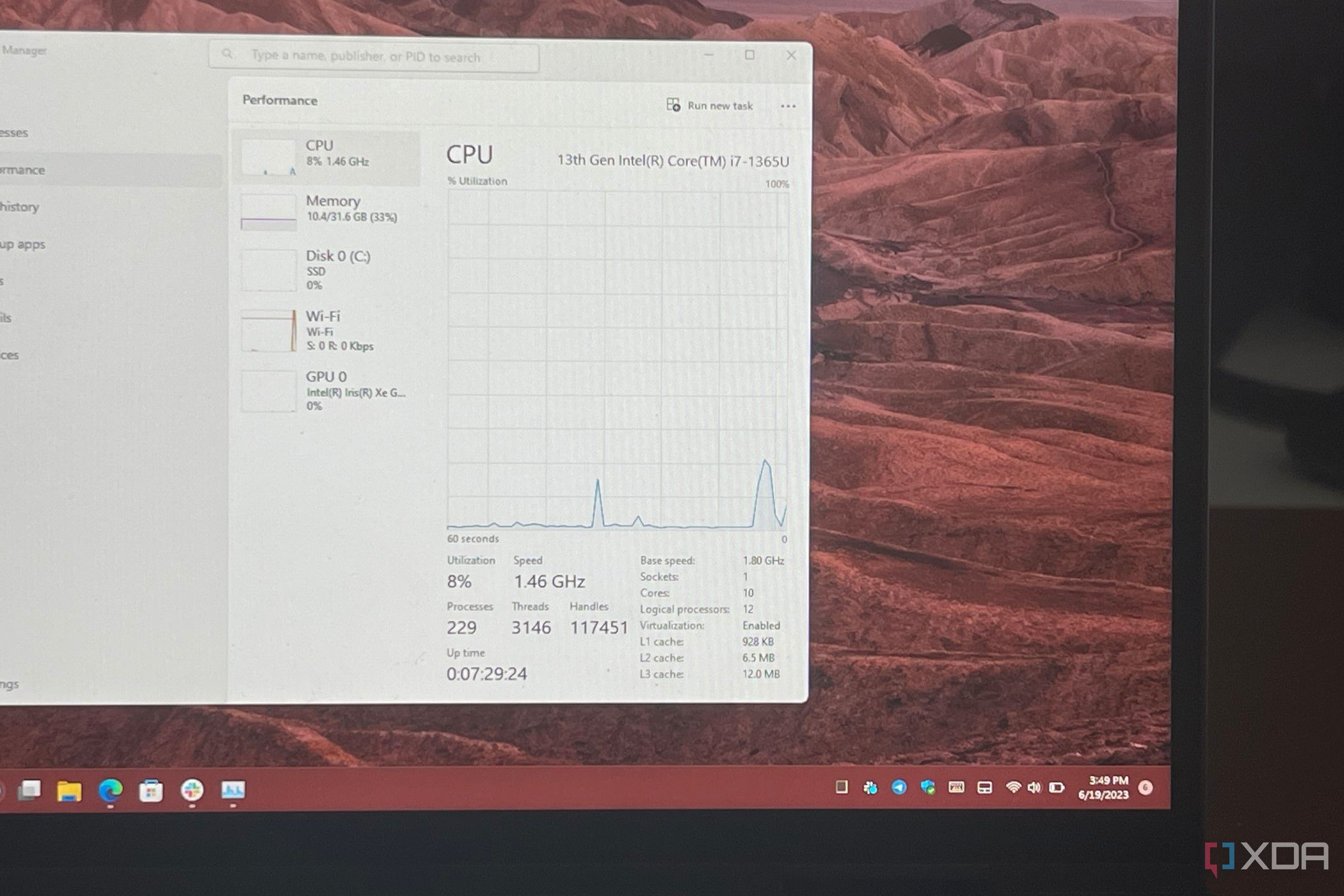 La CPU del Dell Latitide 9440 2 en 1