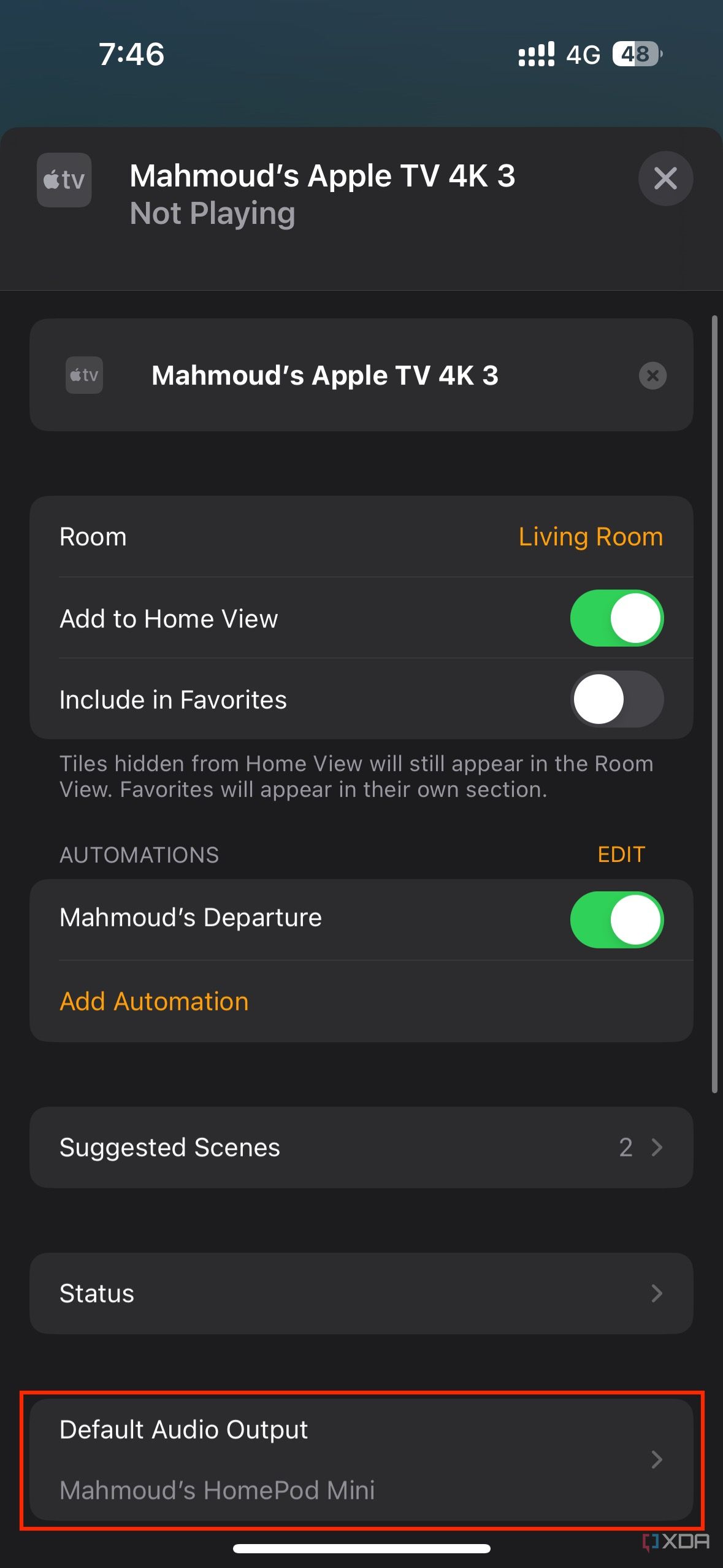 How to set a HomePod as the default Apple TV speaker