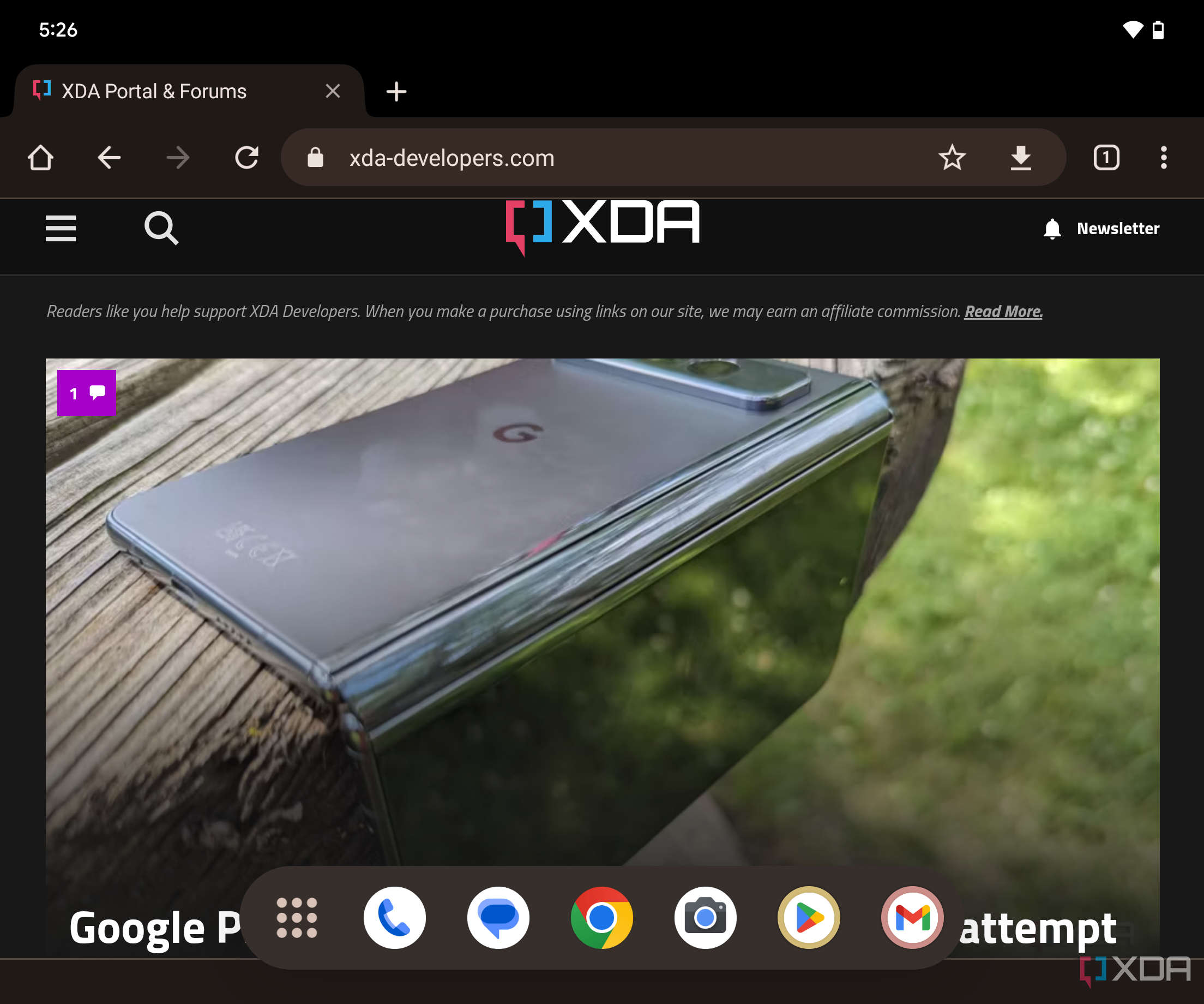 How to use the Taskbar on the Google Pixel Fold