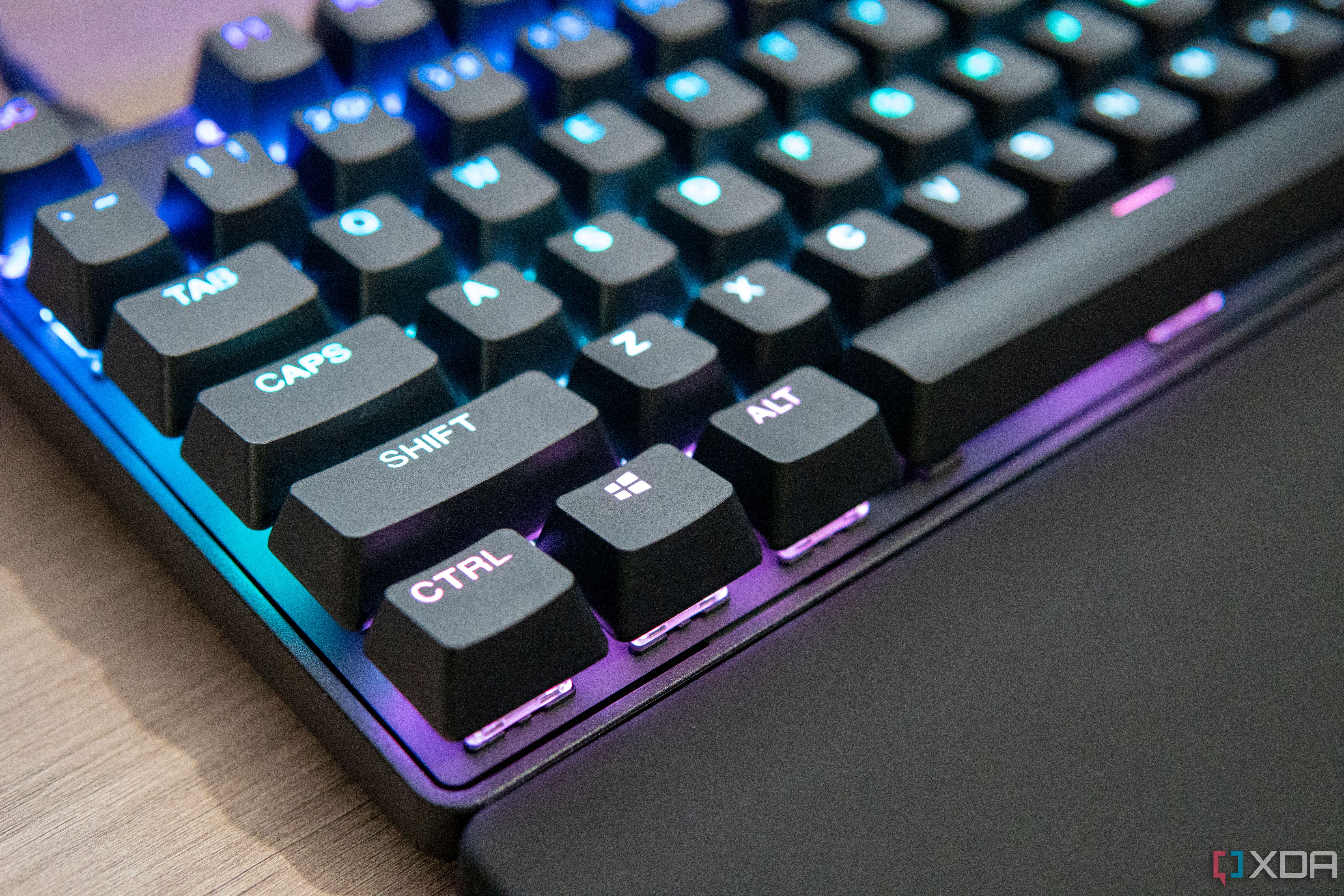 Close-up view of the SteelSeries Apex Pro TKL