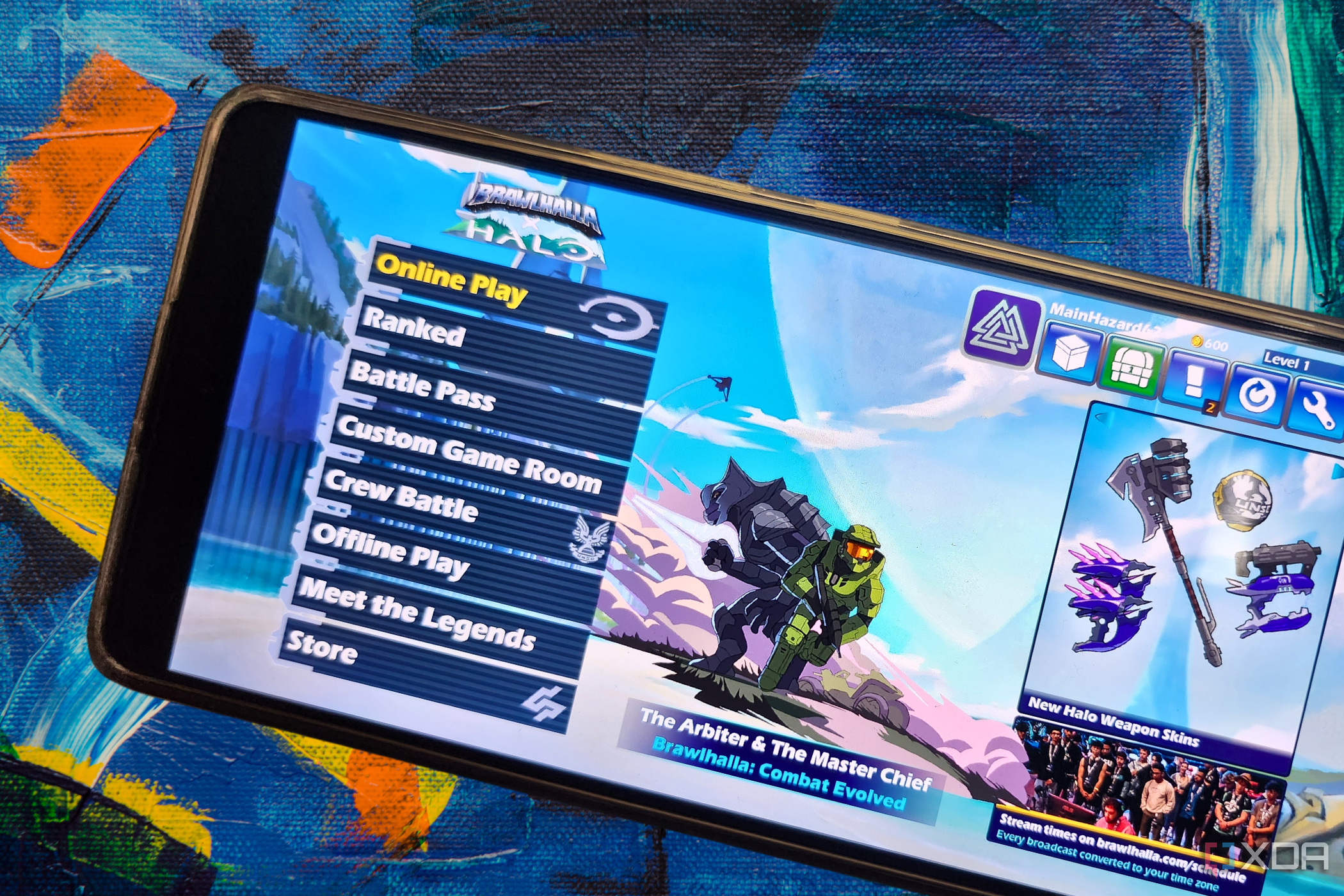 Инфиникс ГТ 10 Pro на игровом экране