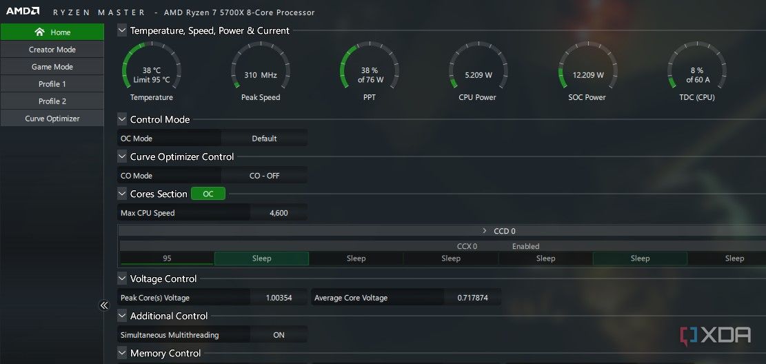 Does ryzen master deals work with 2200u