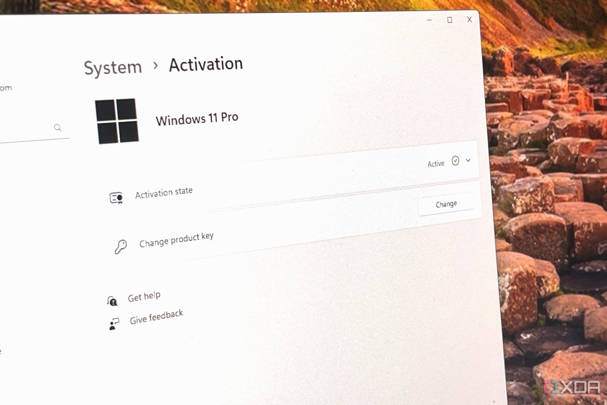 Windows 11 activation page