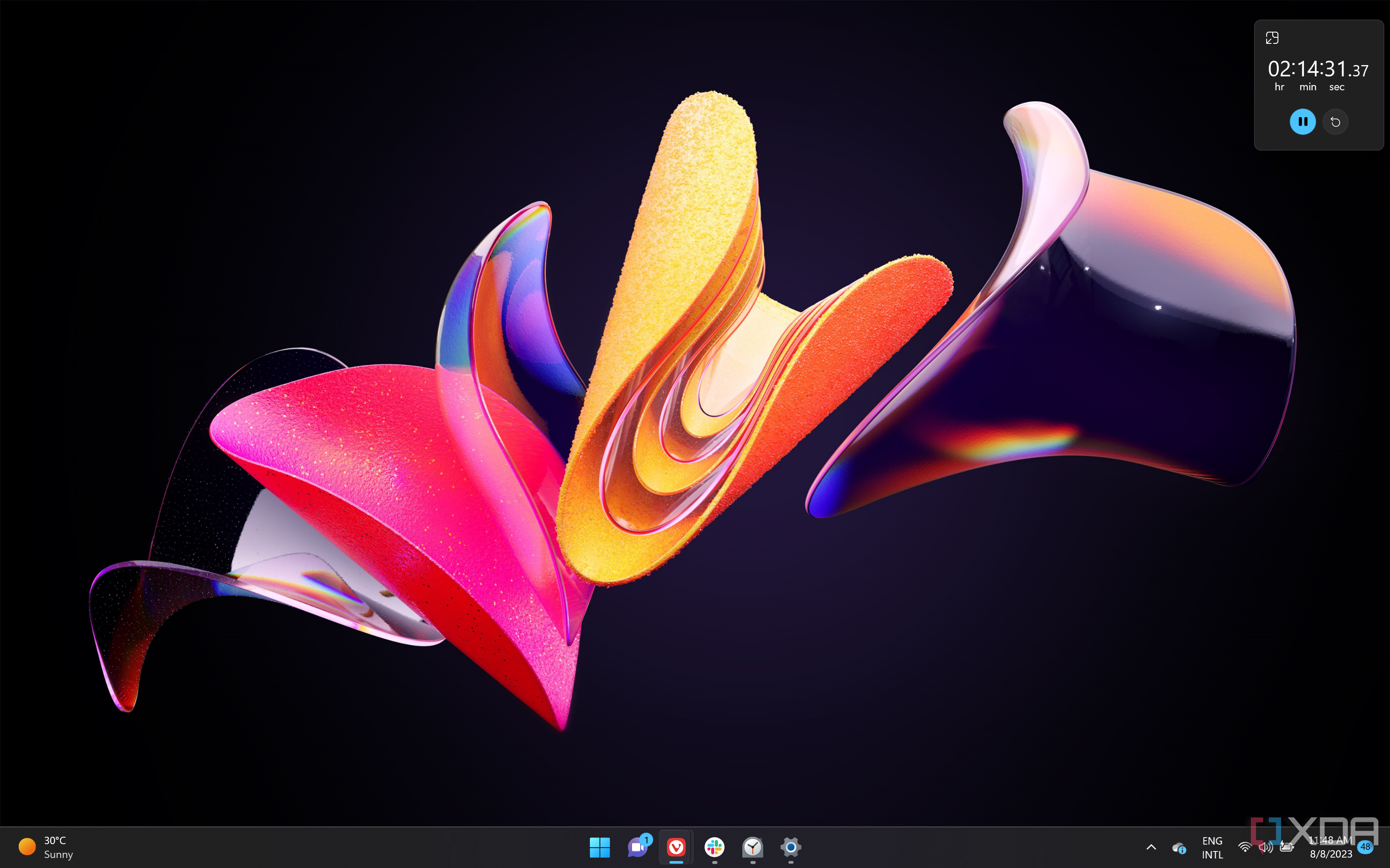 Screenshot of a Windows 11 desktop with the taskbar