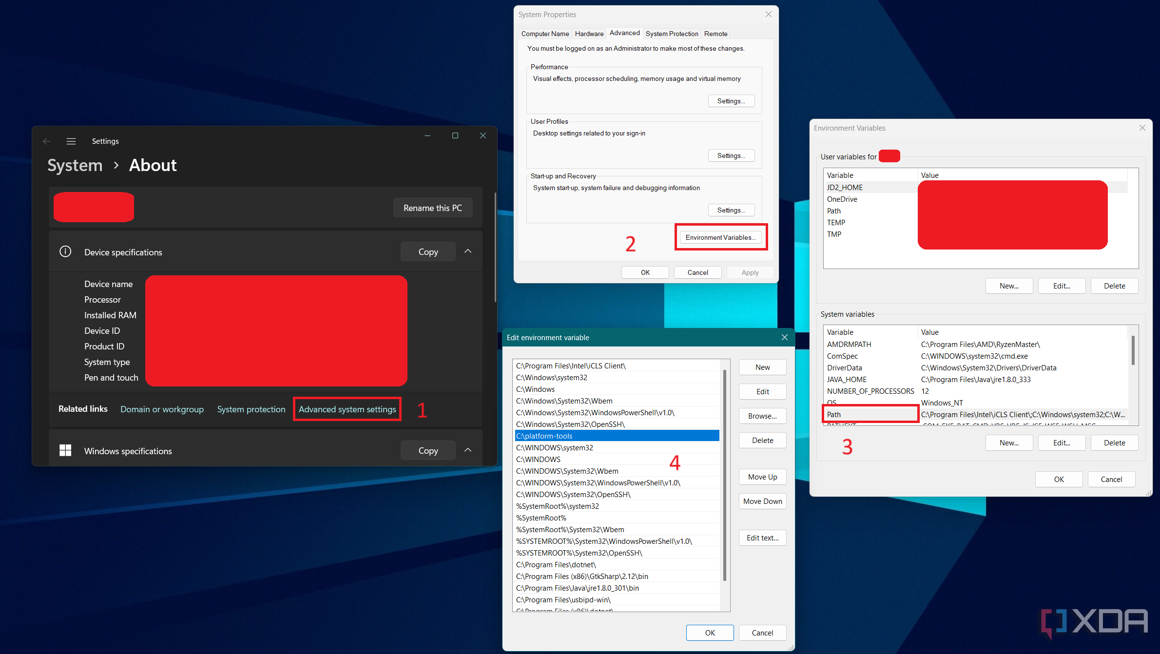 Adding ADB and other Google Platform Tools to Windows PATH