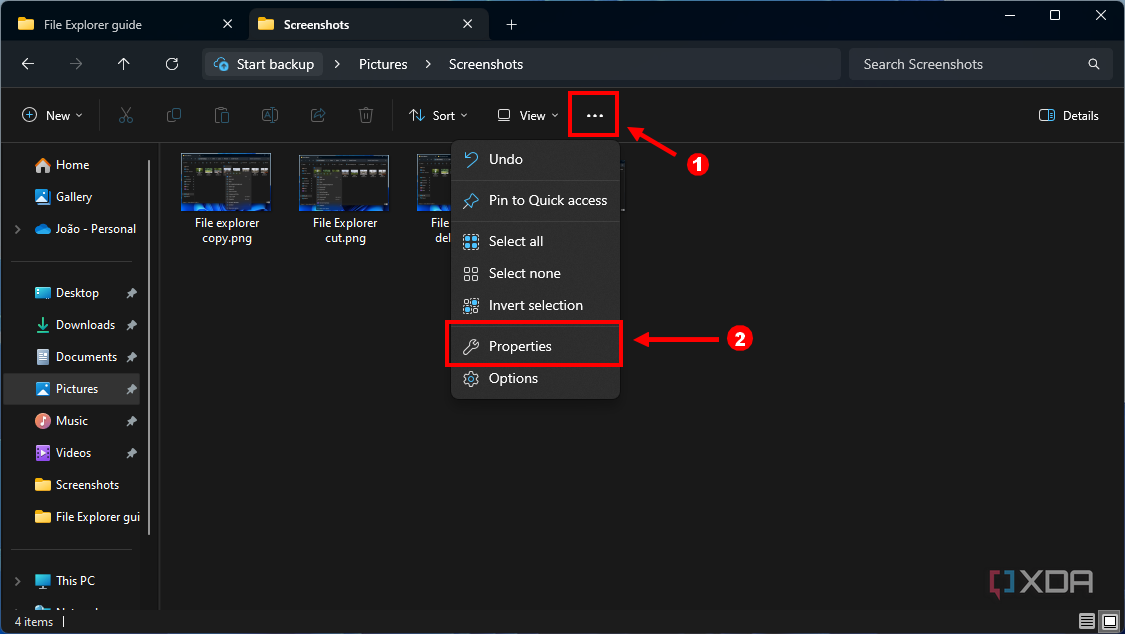 File Explorer Properties Explained Windows 11'de Dosya Gezgini nasıl kullanılır? - Windows - Tartışma ve ...