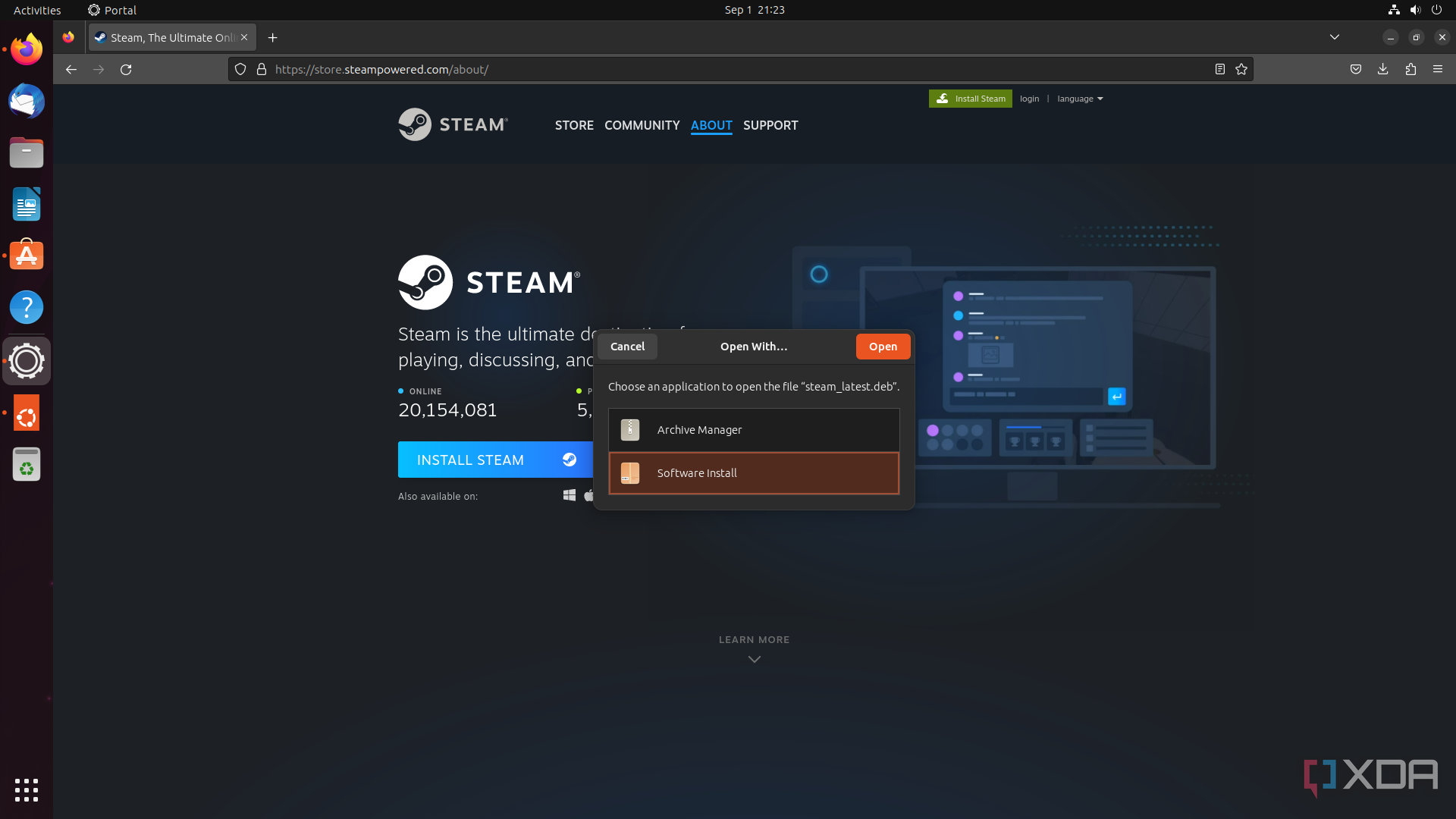 Install Steam Linux Debian