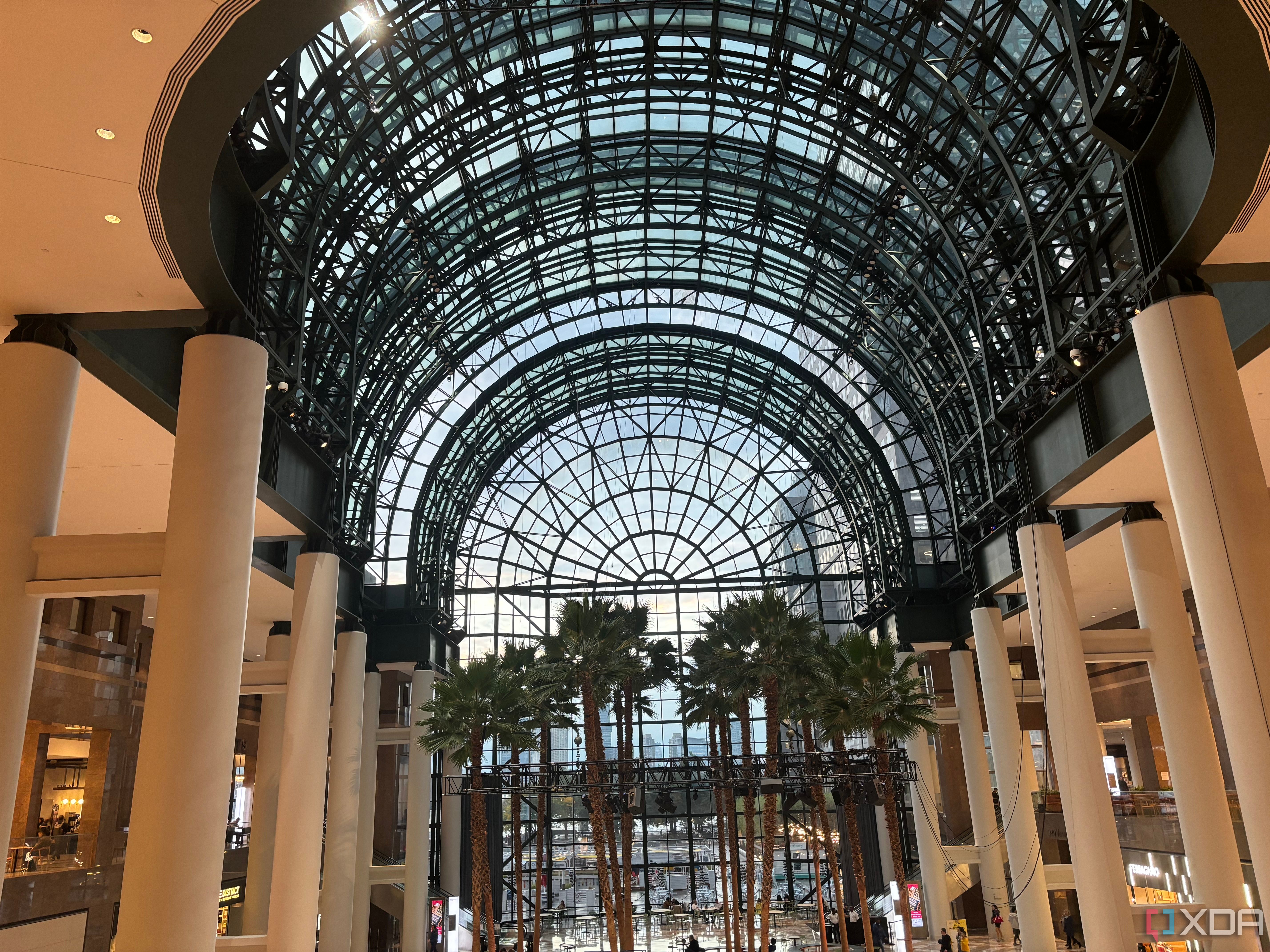 A shot of Brookfield Place at 1x zoom on iPhone 15 Pro.