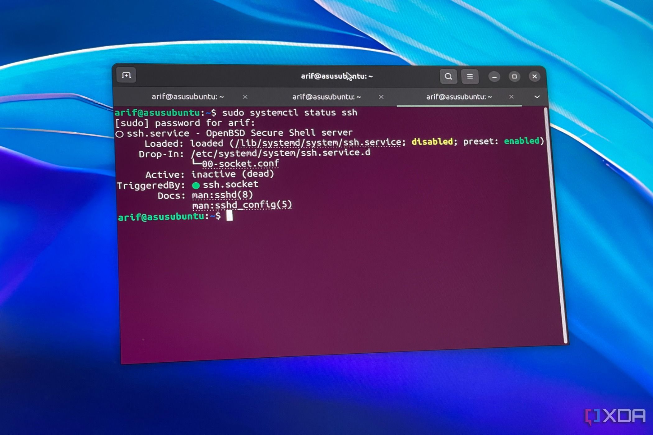 SSH on Ubuntu