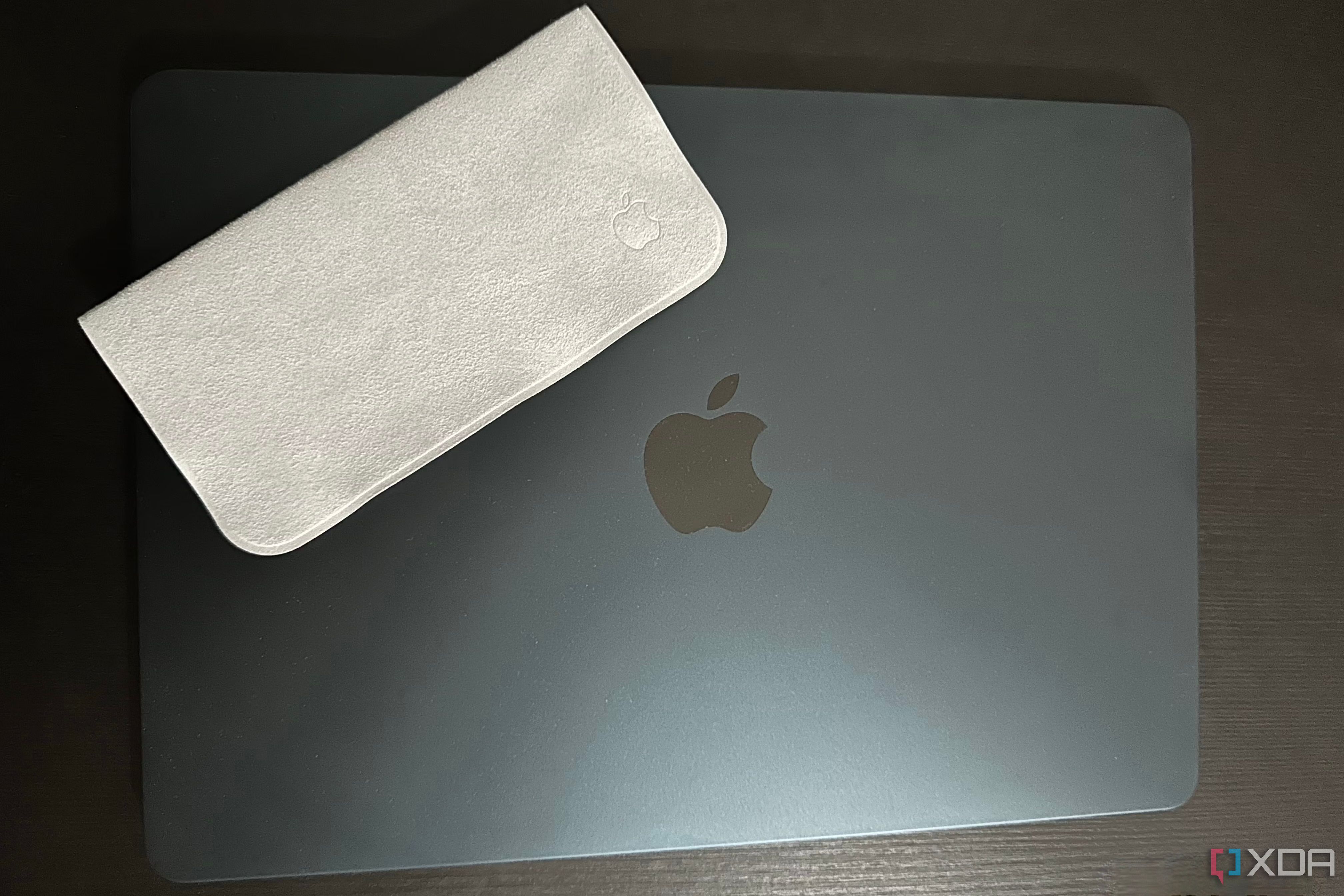 Apple Polishing Cloth on MacBook Air M2