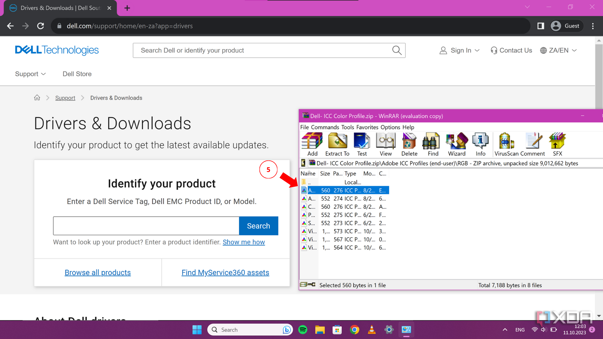 How to change and install color profiles on Windows 11