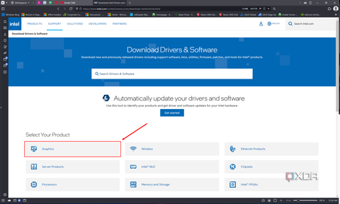 آپدیت کارت گرافیک اینتل