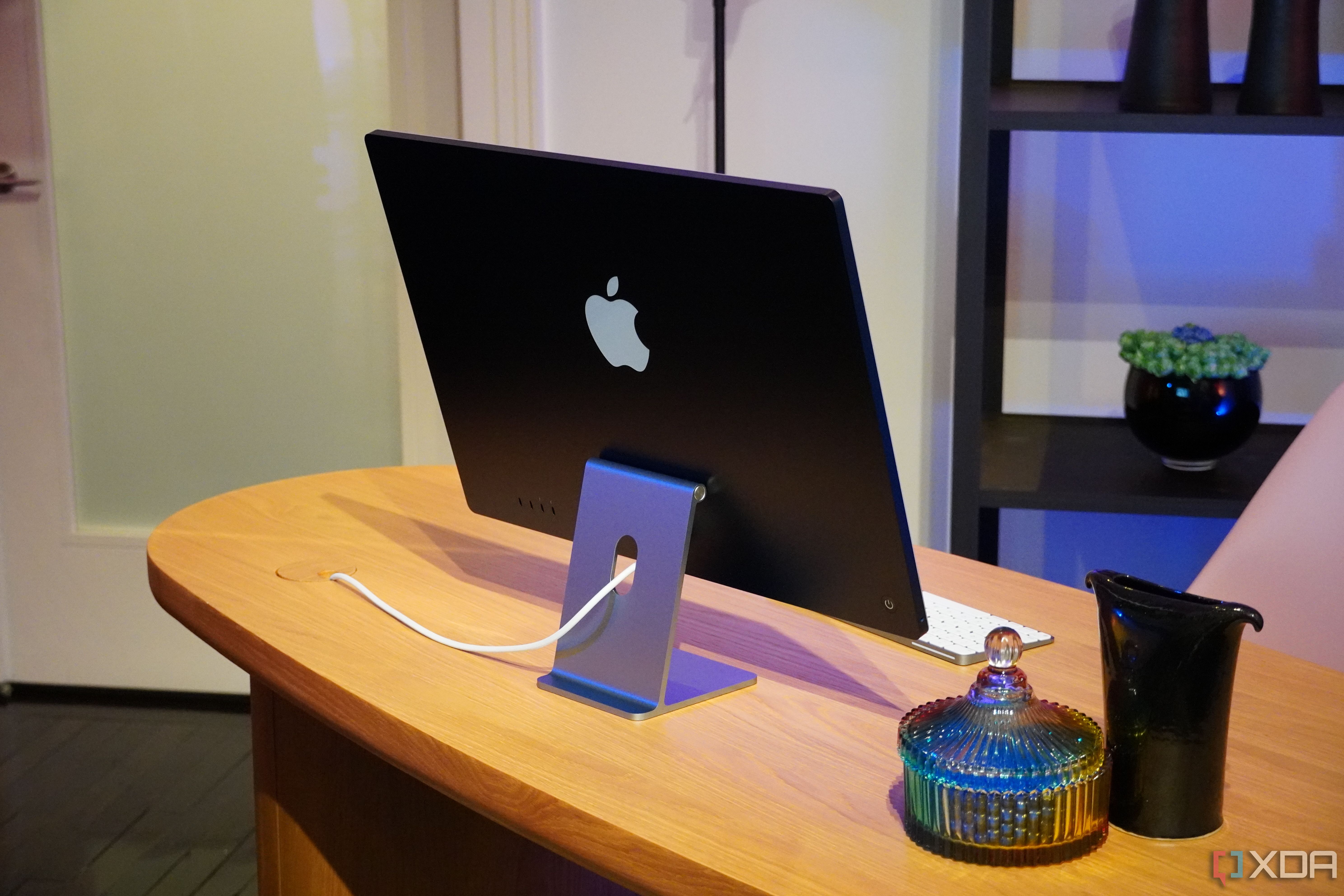 A desk setup featuring an M3 iMac.