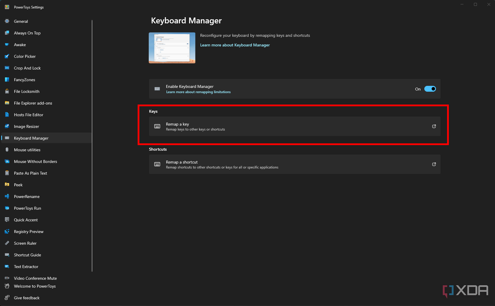 How to remap keyboard keys on Windows