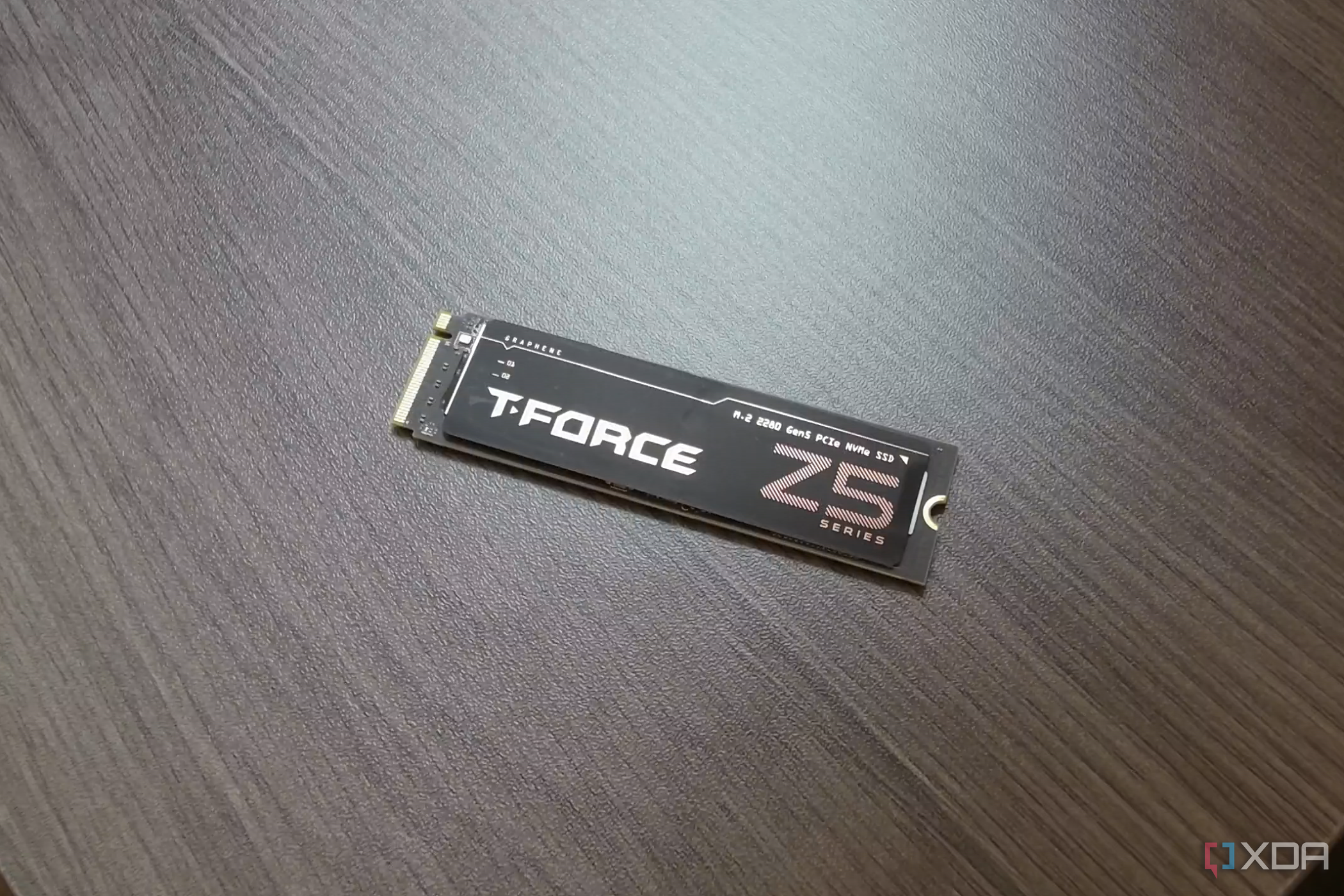 Teamgroup Z540 SSD from above.