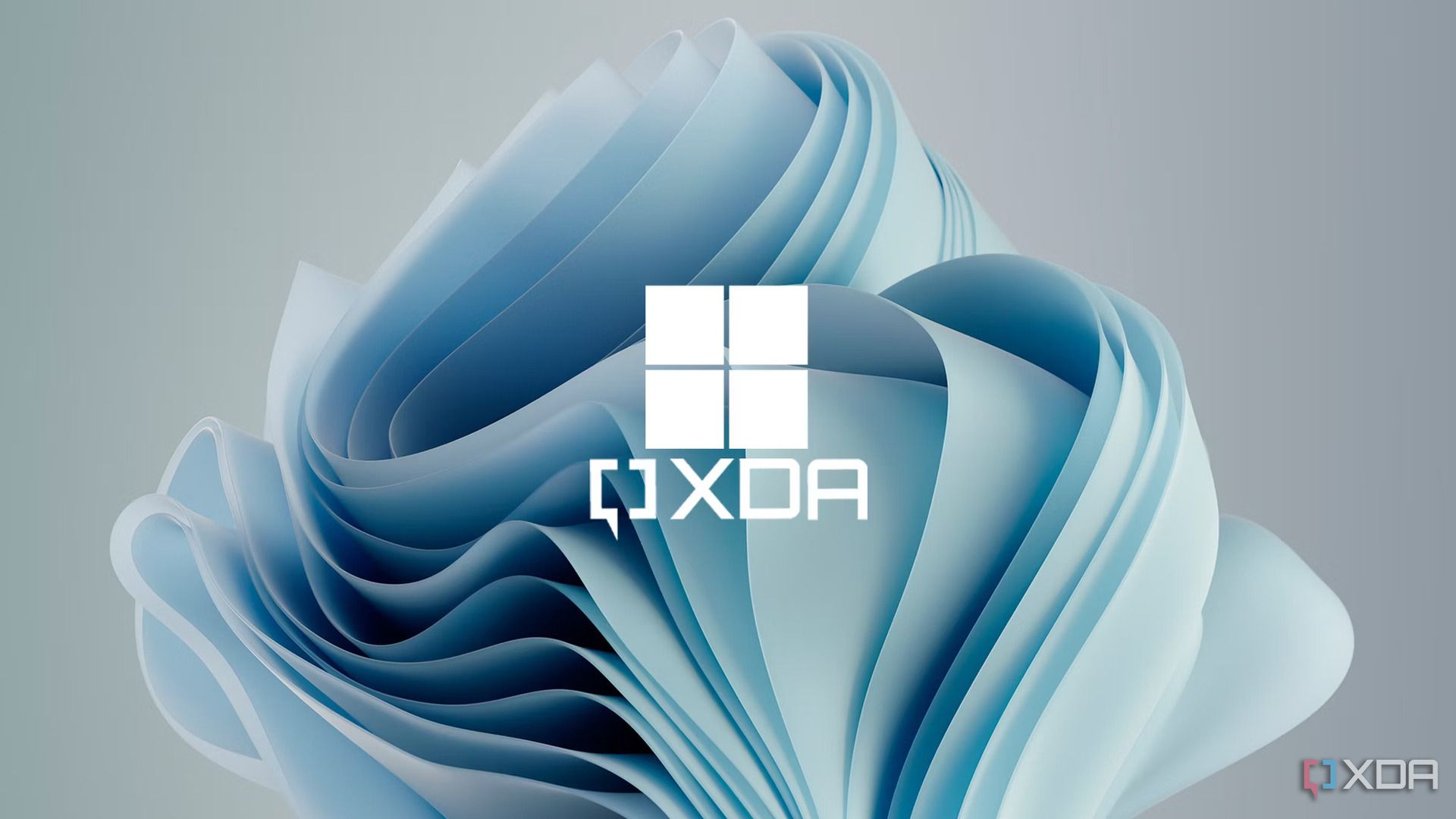 Windows 11 wallpaper with XDA watermark logo
