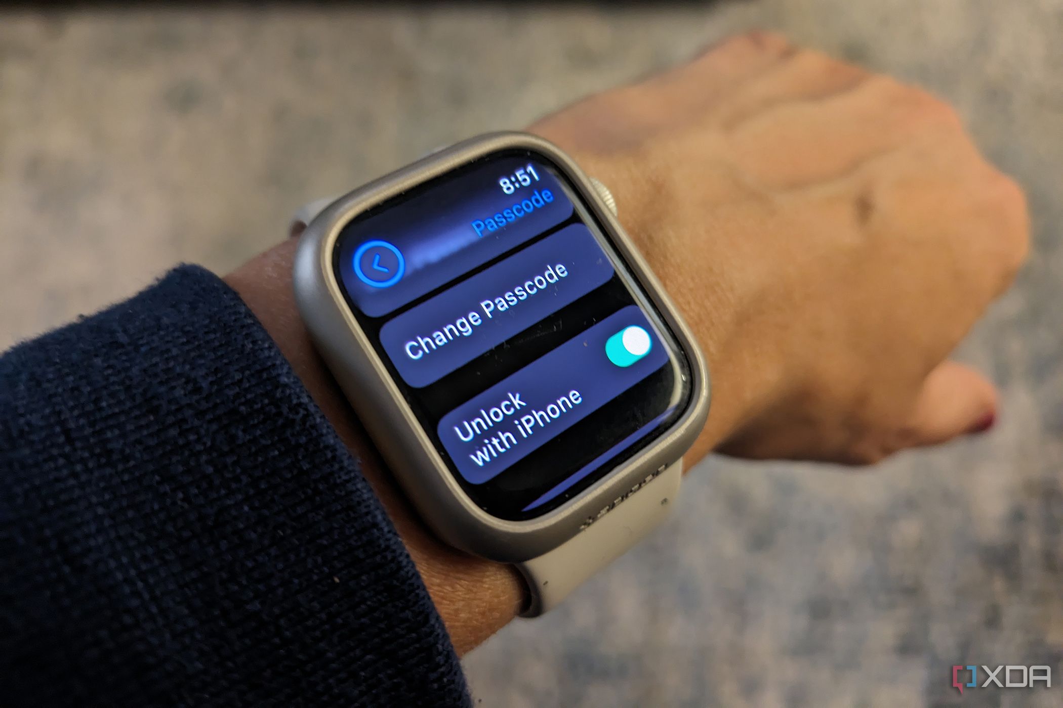 How to set passcode on apple watch sale