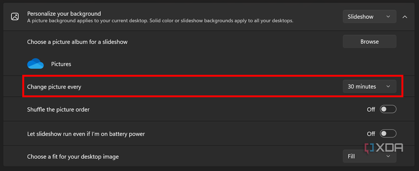 How to view photos in a slideshow in Windows 11