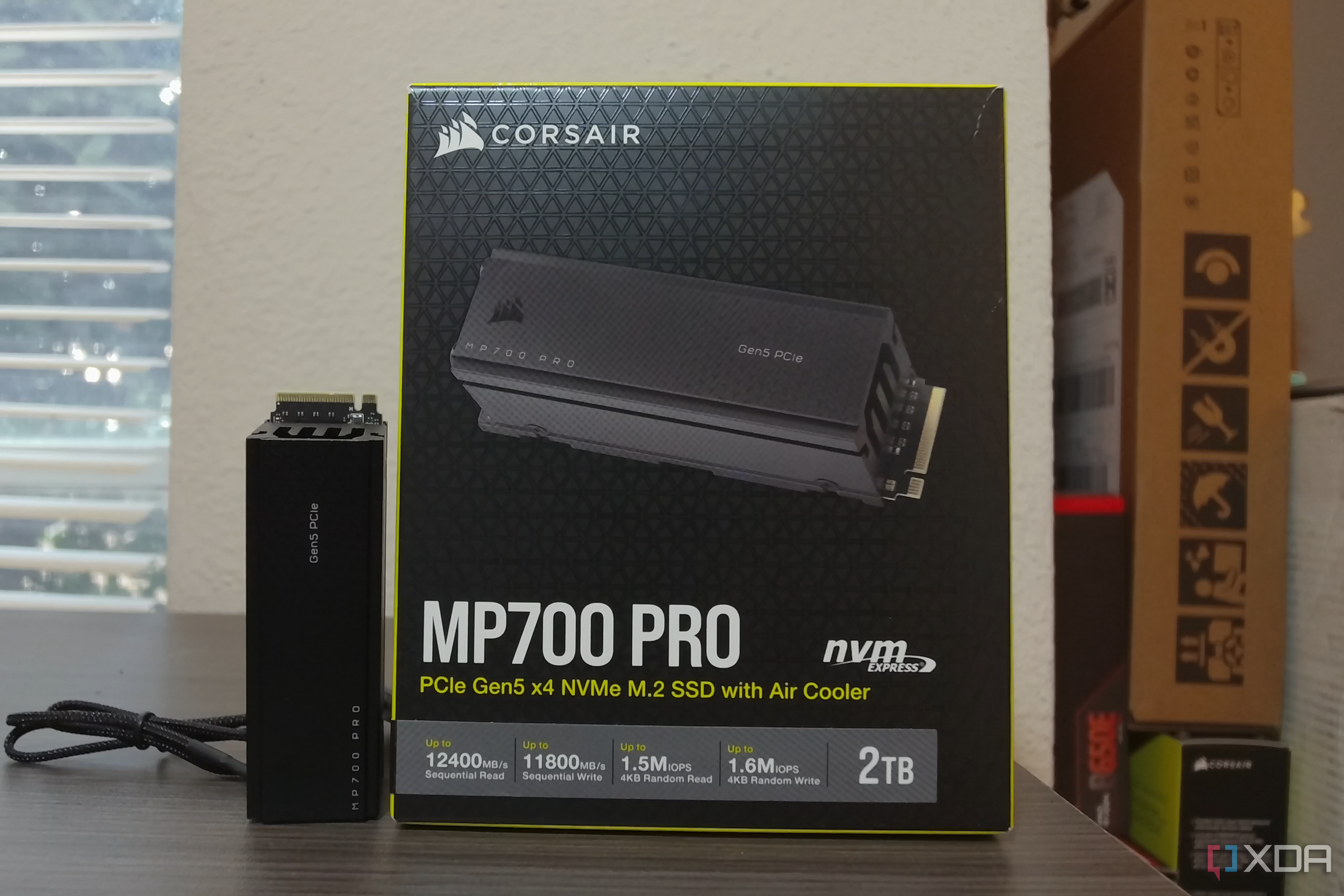 Unidad de estado sólido Corsair MP700 Pro.