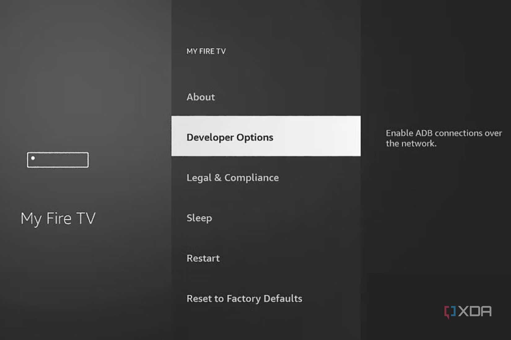 Amazon Fire Developer How to access developer options on Amazon Fire TV