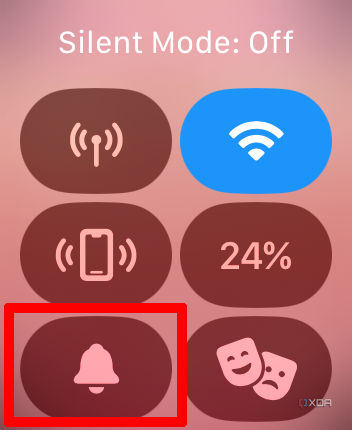 How to put an Apple Watch on silent