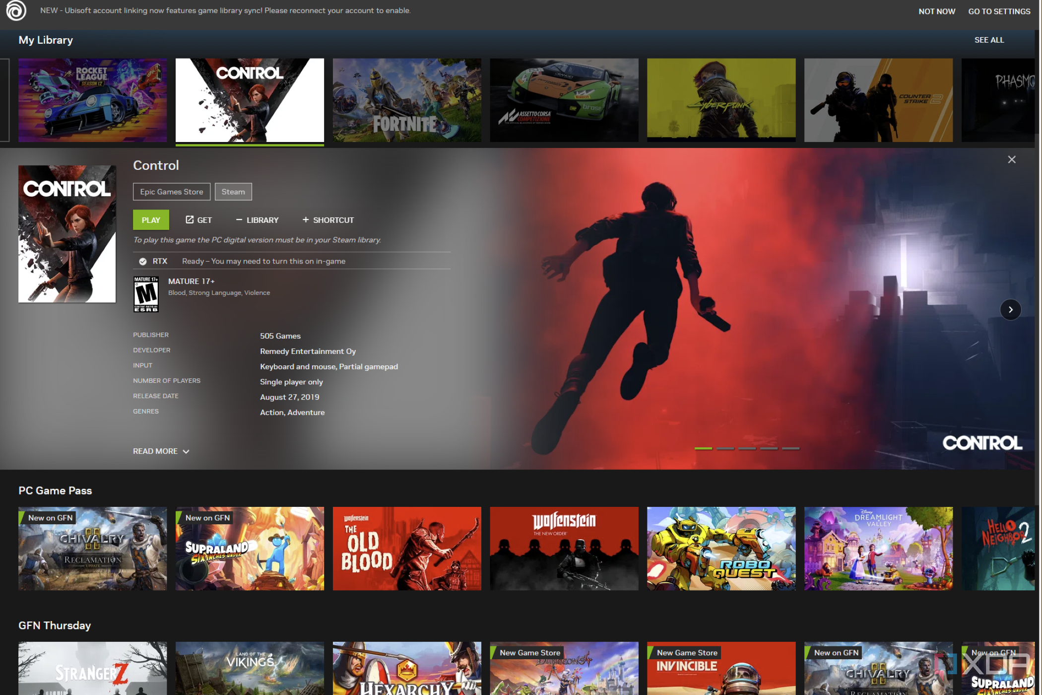 Nvidia geforce now online epic games