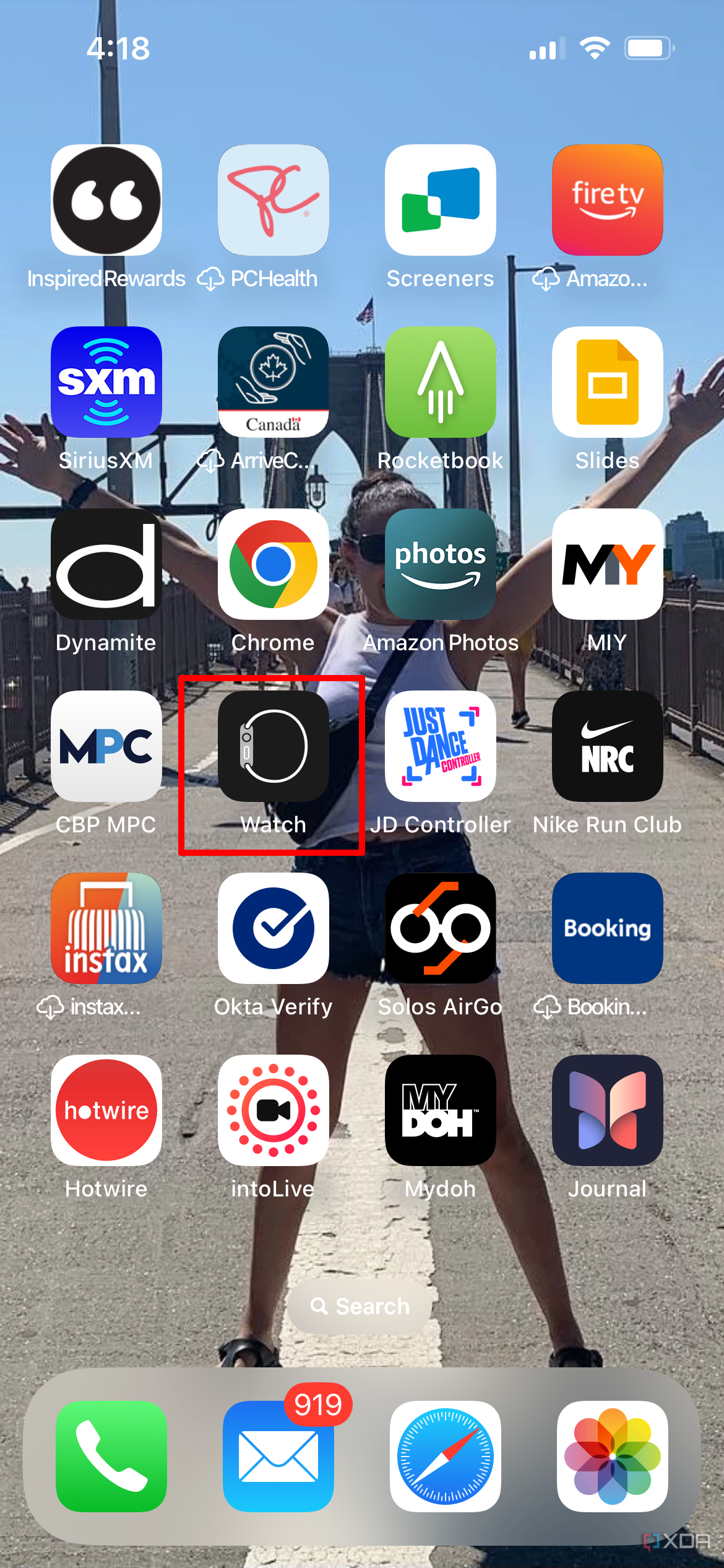 How to change apple online watch home screen layout