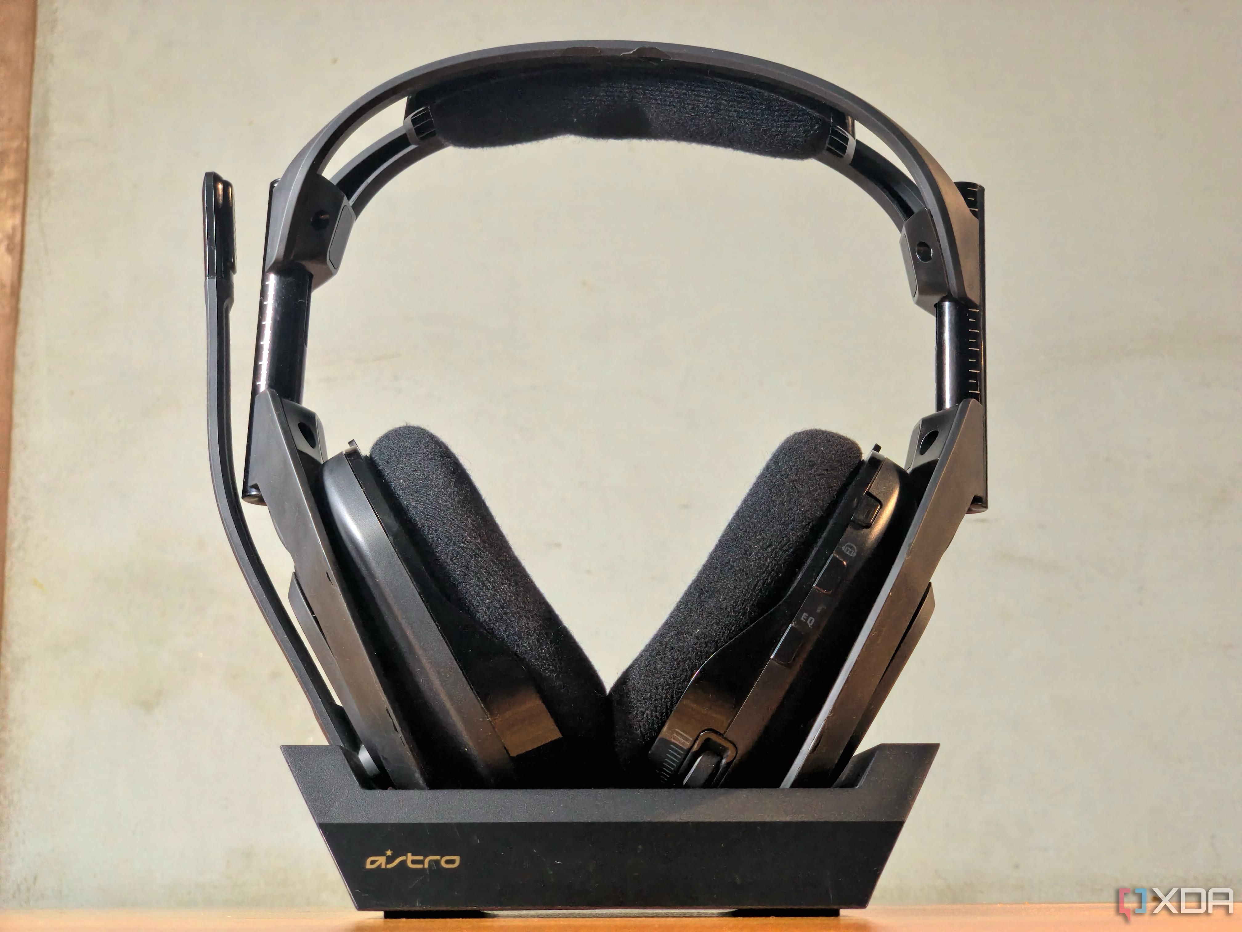 astro a50 (gen 4) sitting on its base station