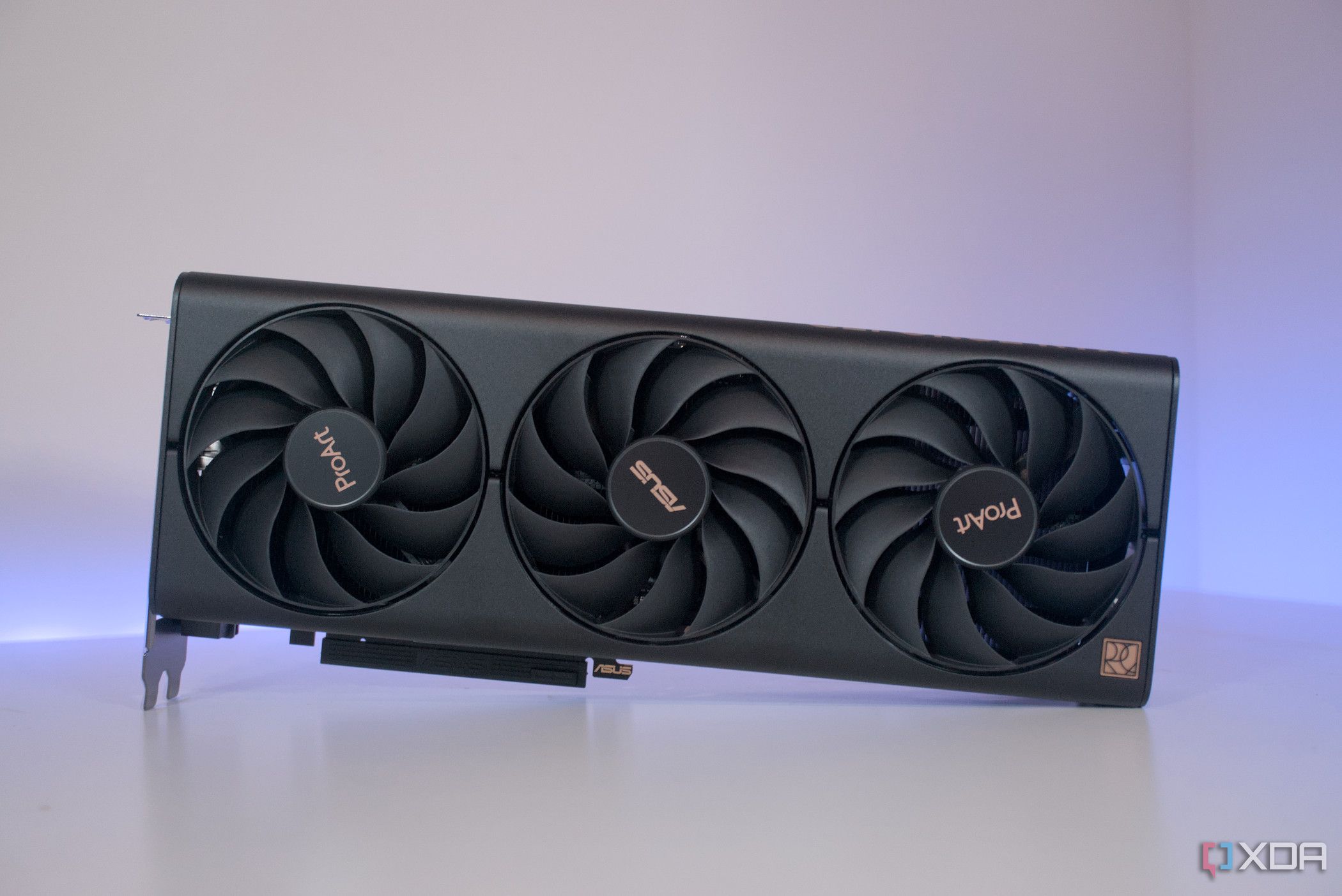 Front of the Asus ProArt GeForce RTX 4060 Ti