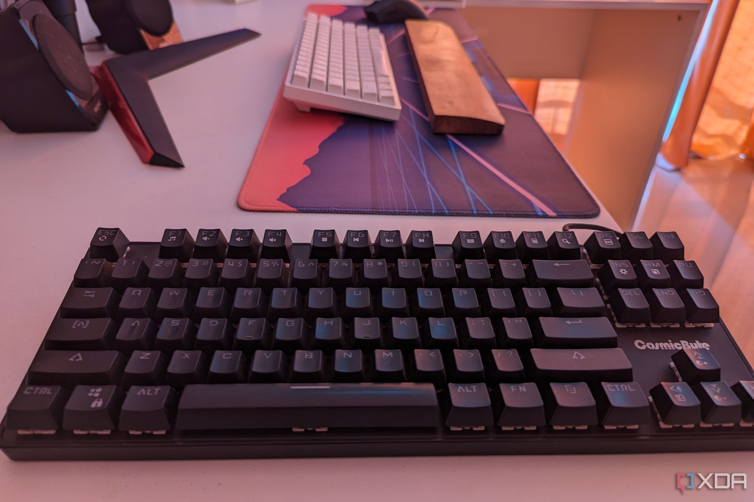 Cosmic Byte CB-GK-18 keyboard on a desk