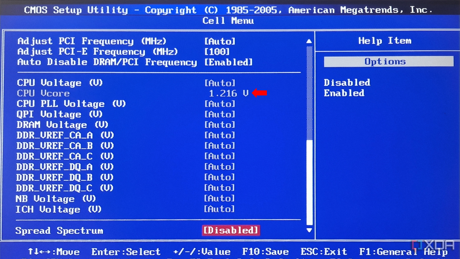 BIOS Cell Menu with DRAM frequency settings highlighted.