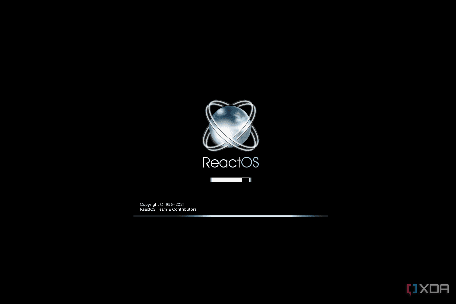 ReactOS boot animation