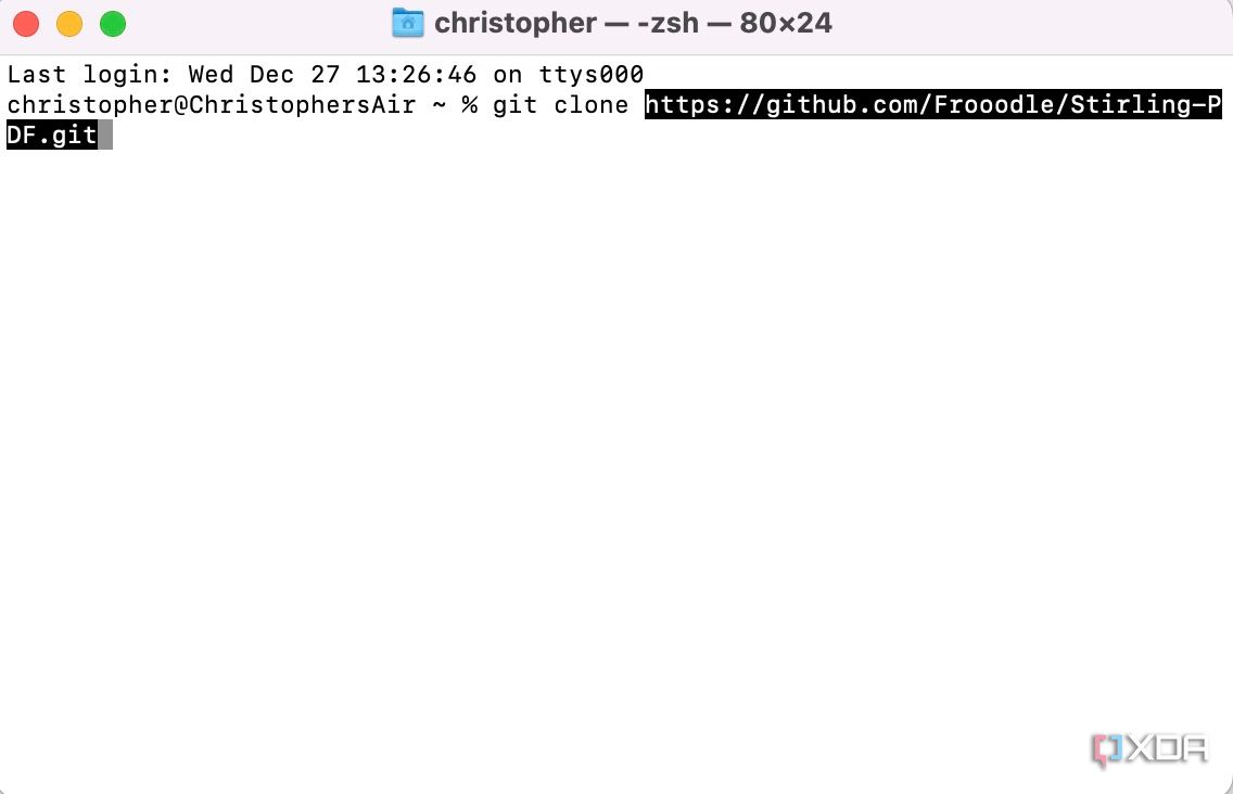 Usar Git para clonar un repositorio de Github con Terminal en una Mac