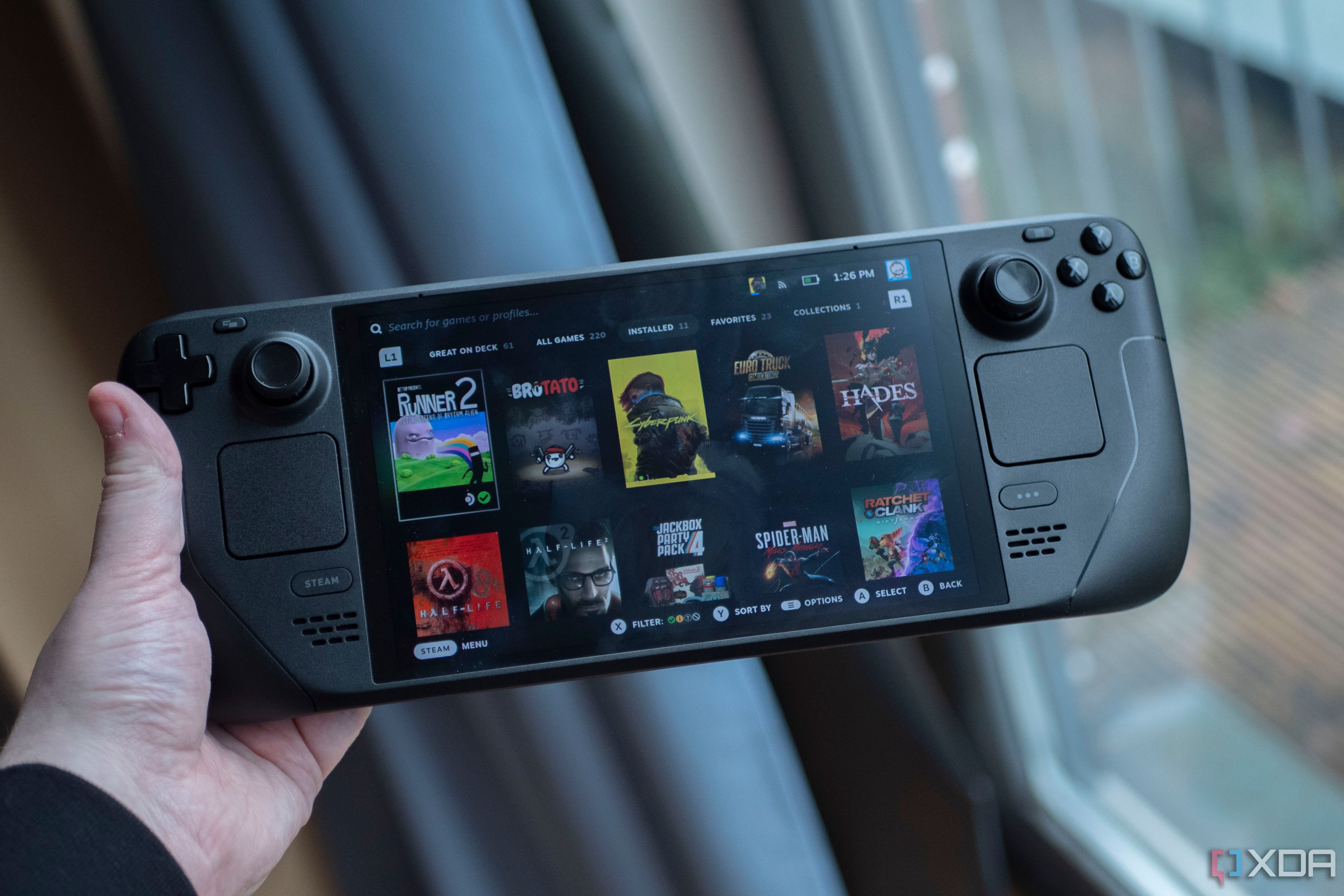 Steam Deck OLED announced with 7.4 inch screen, 6nm APU and faster WiFi,  1TB version cost $649 