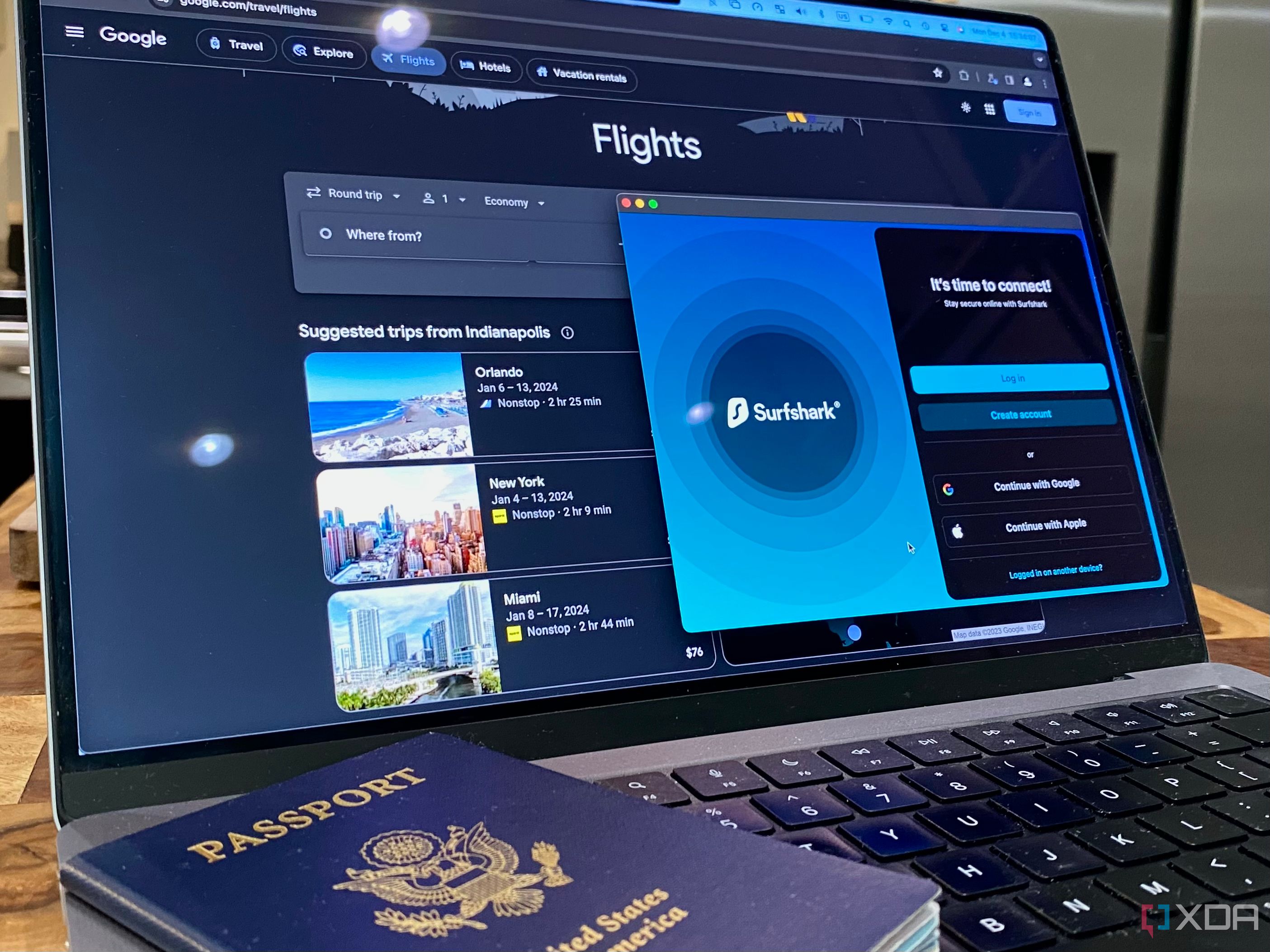 Save on flights by connecting to a different country when you shop