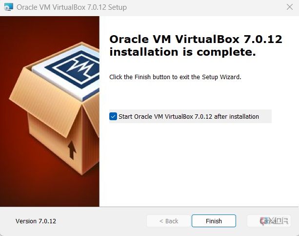 Finalizar la instalación de VirtualBox en Windows 11