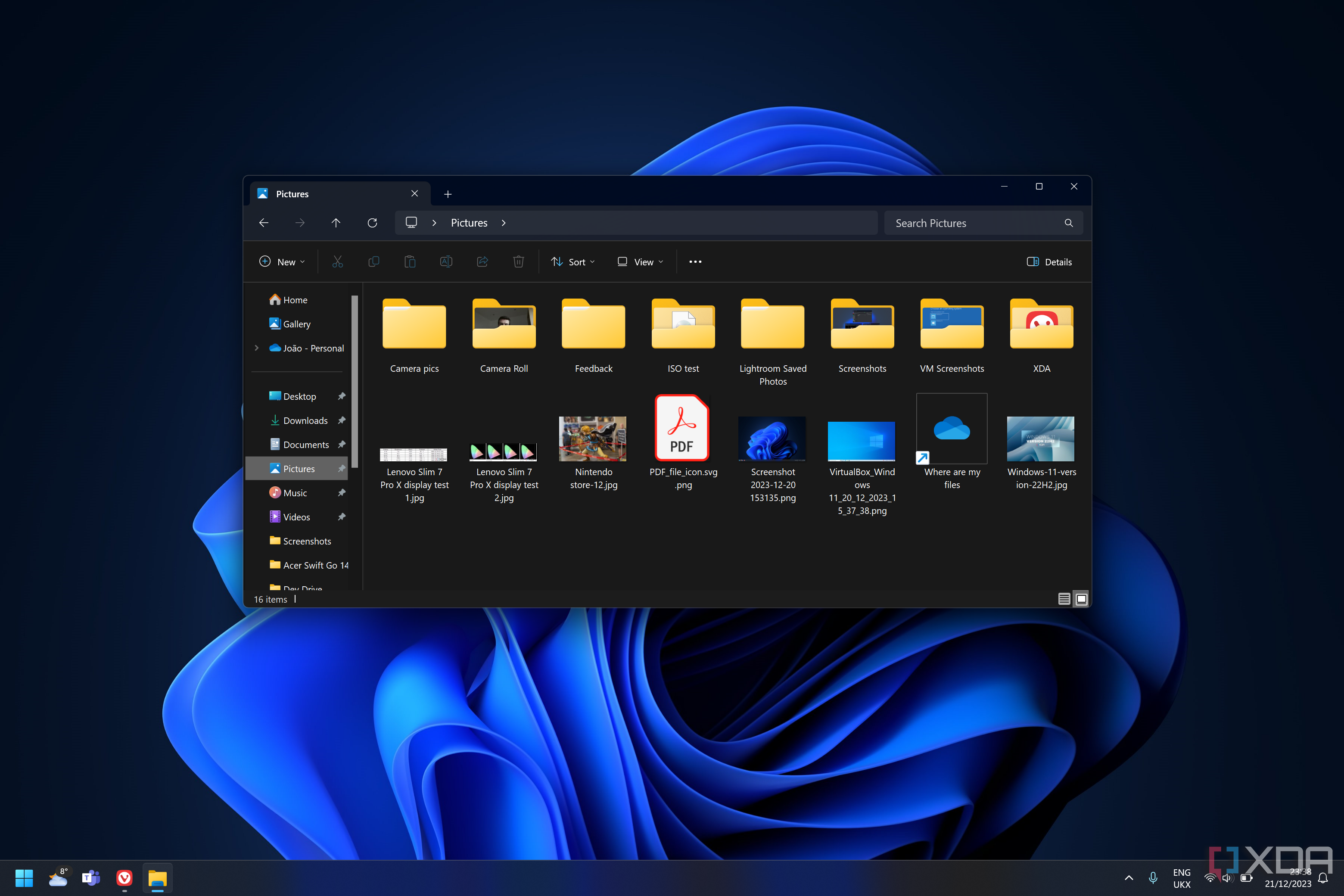 Screenshot of File Explorer in Windows 11