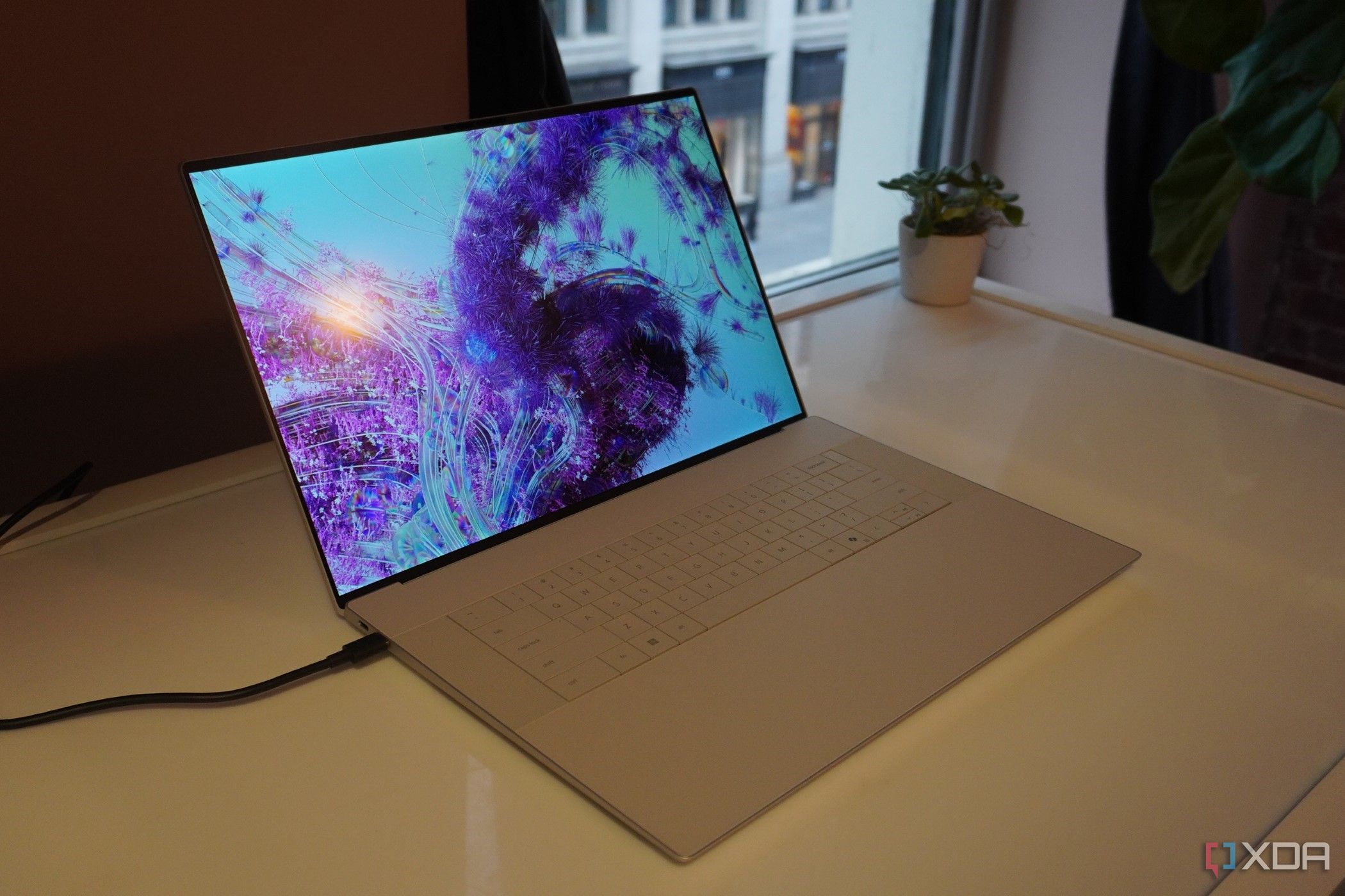 Angled view of the Dell XPS 16