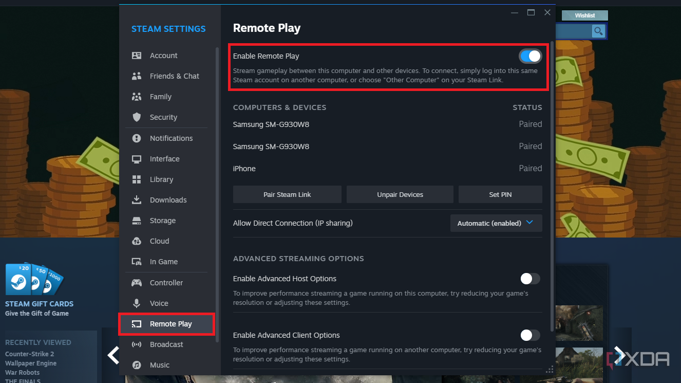 How to use Steam Link for remote play on your smartphone