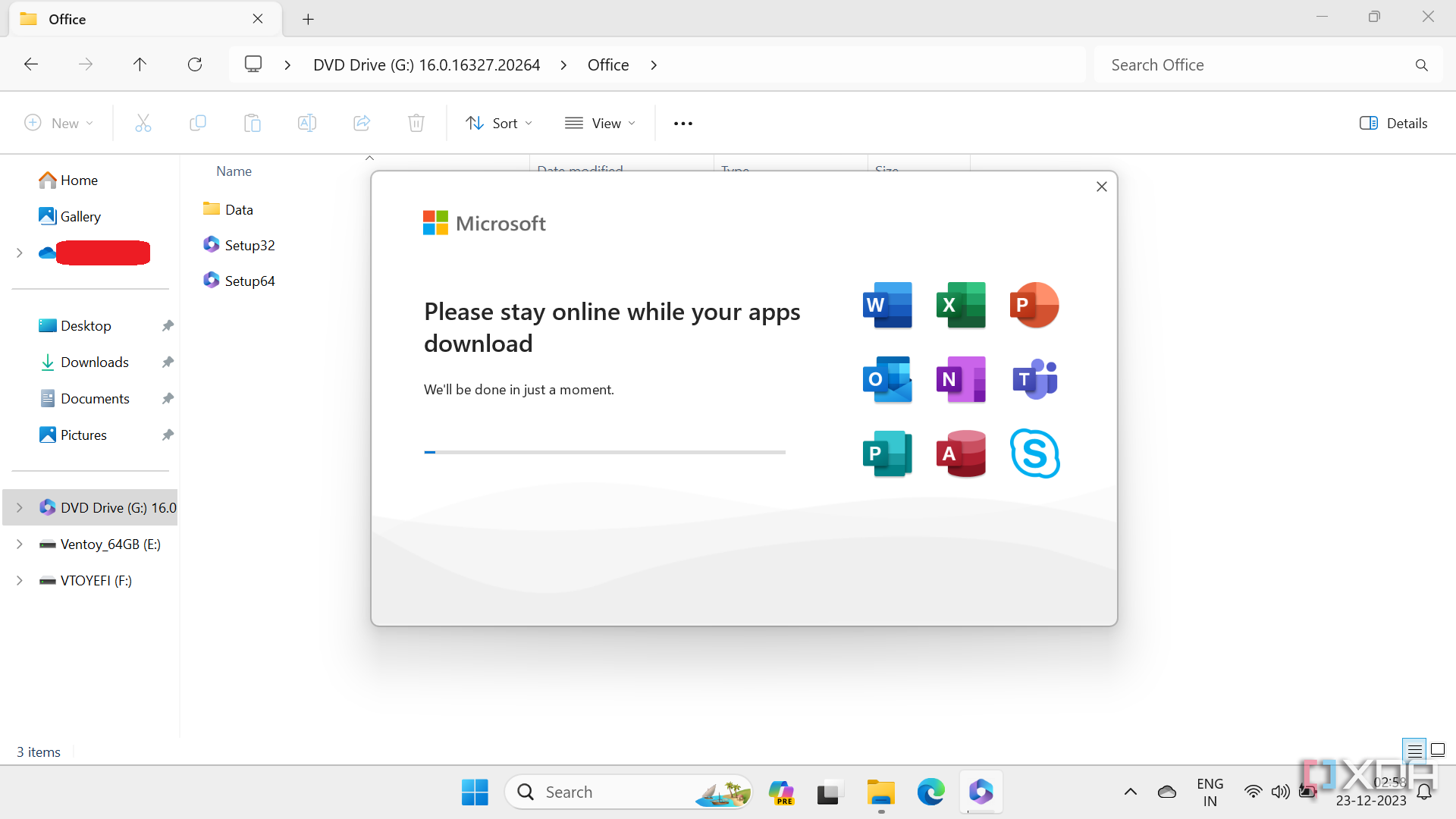 Установка Microsoft Office 365 на Windows 11 SE
