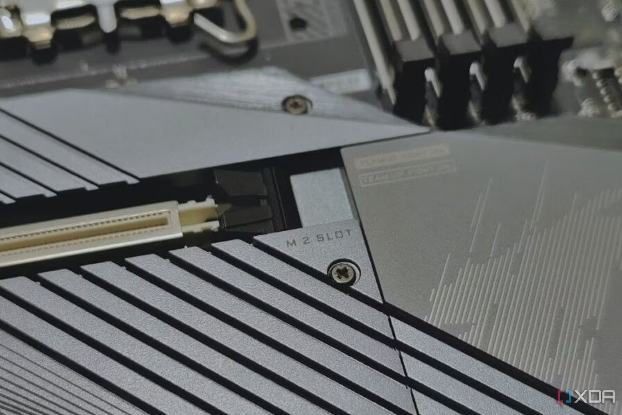 An image showing an M.2 slot on a motherboard.