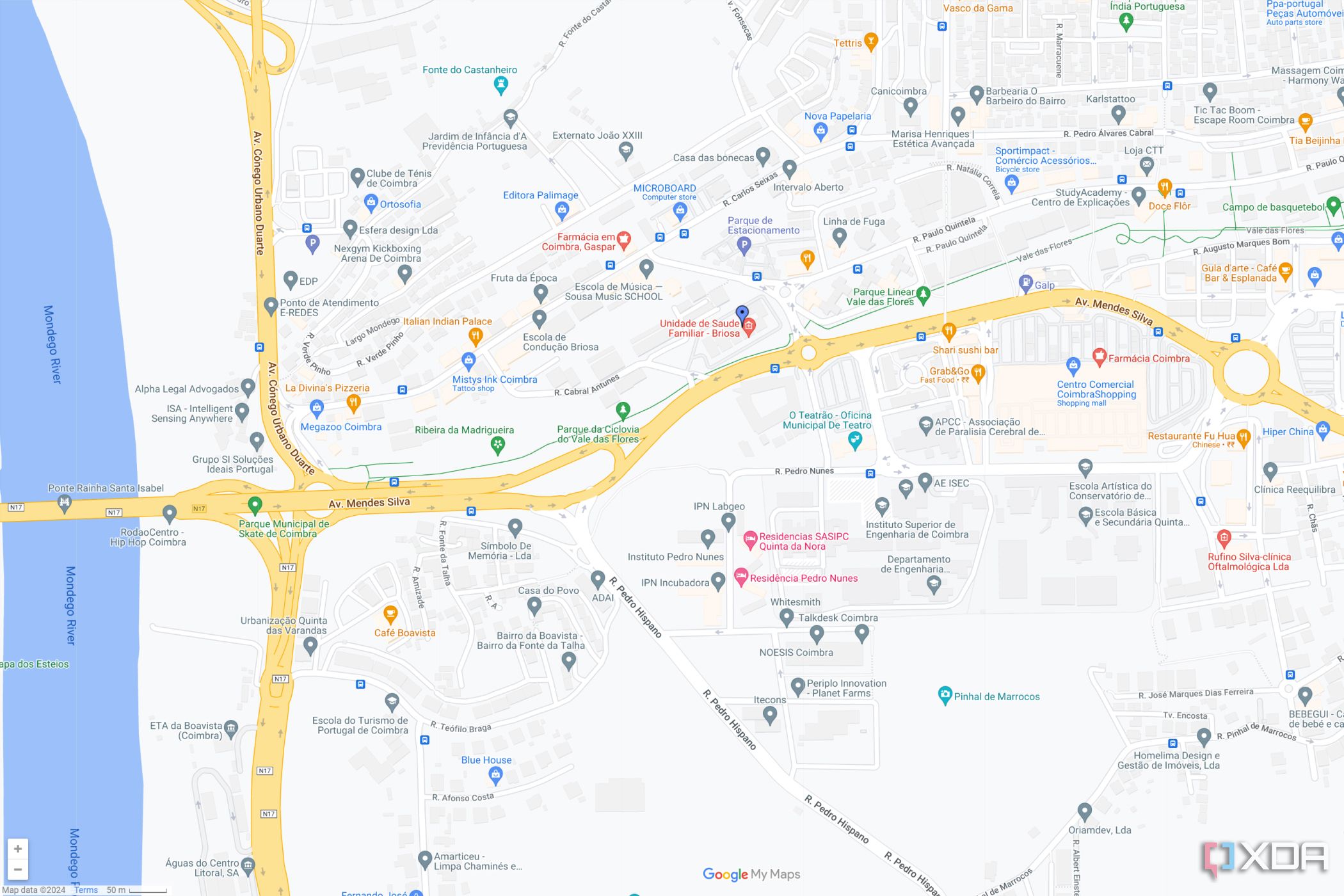 A screenshot of Google Maps