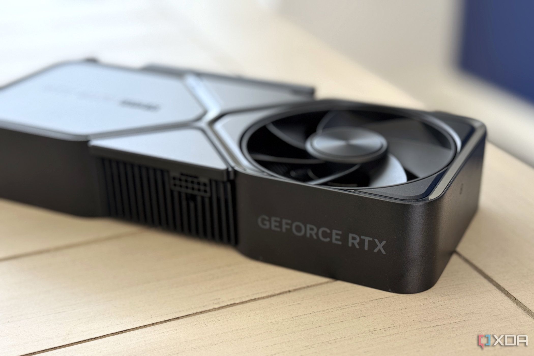 nvidia geforce rtx 4070 super founders edition seen from an angle
