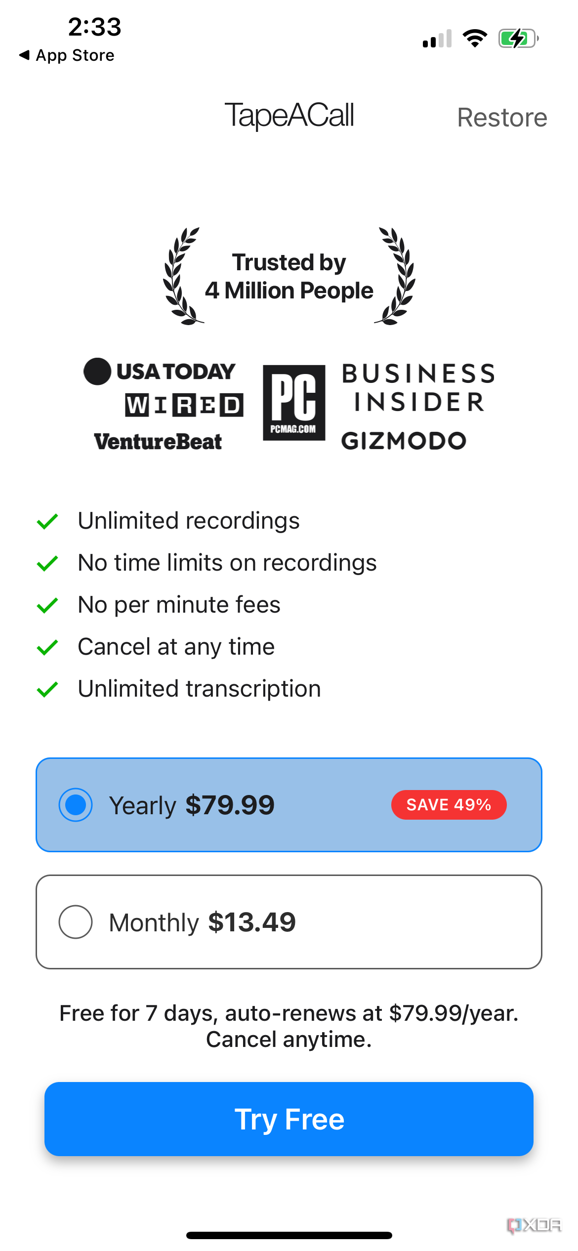 How to record a call on iPhone