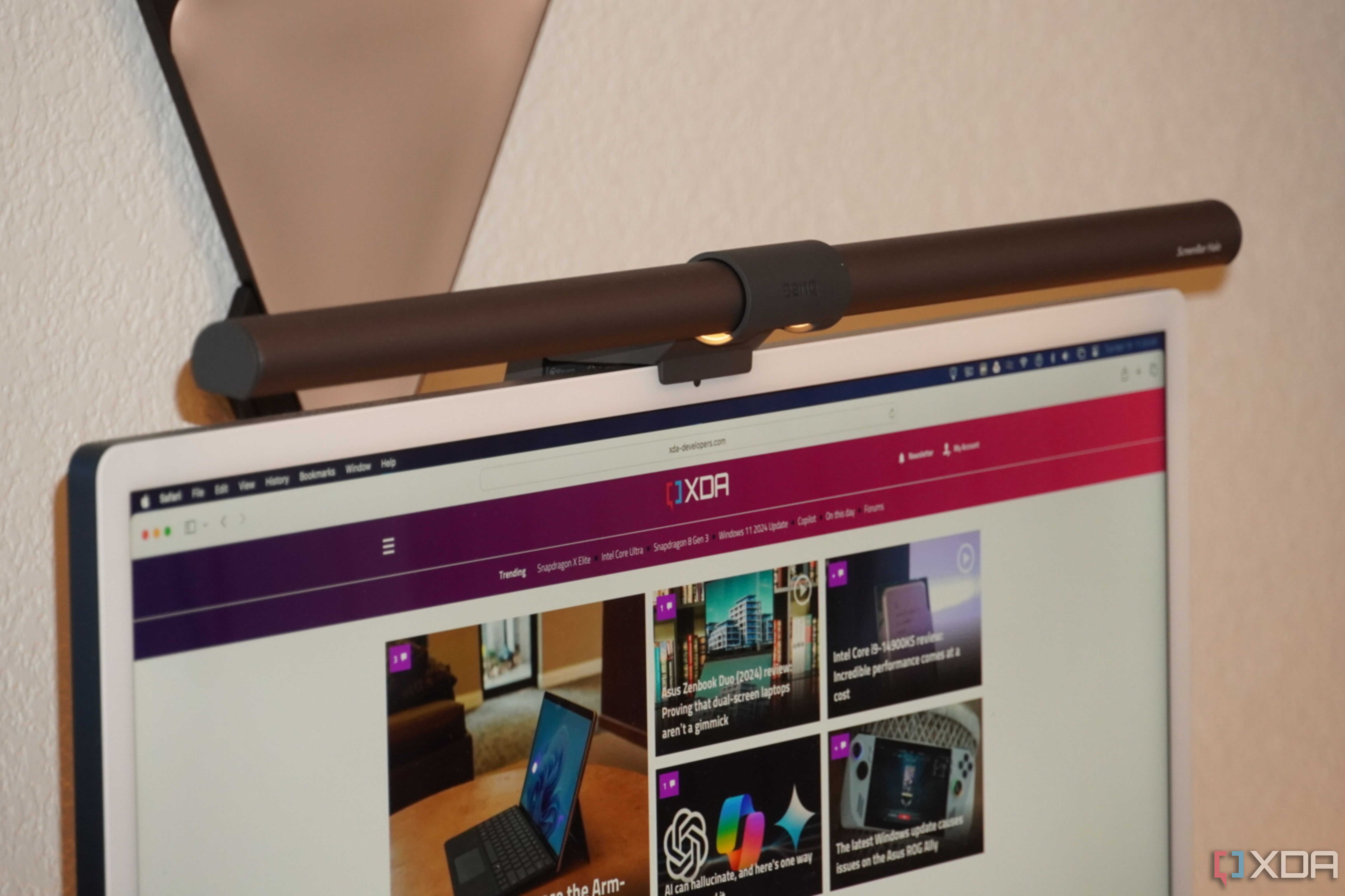 BenQ ScreenBar Halo review It s the best way to illuminate your desk